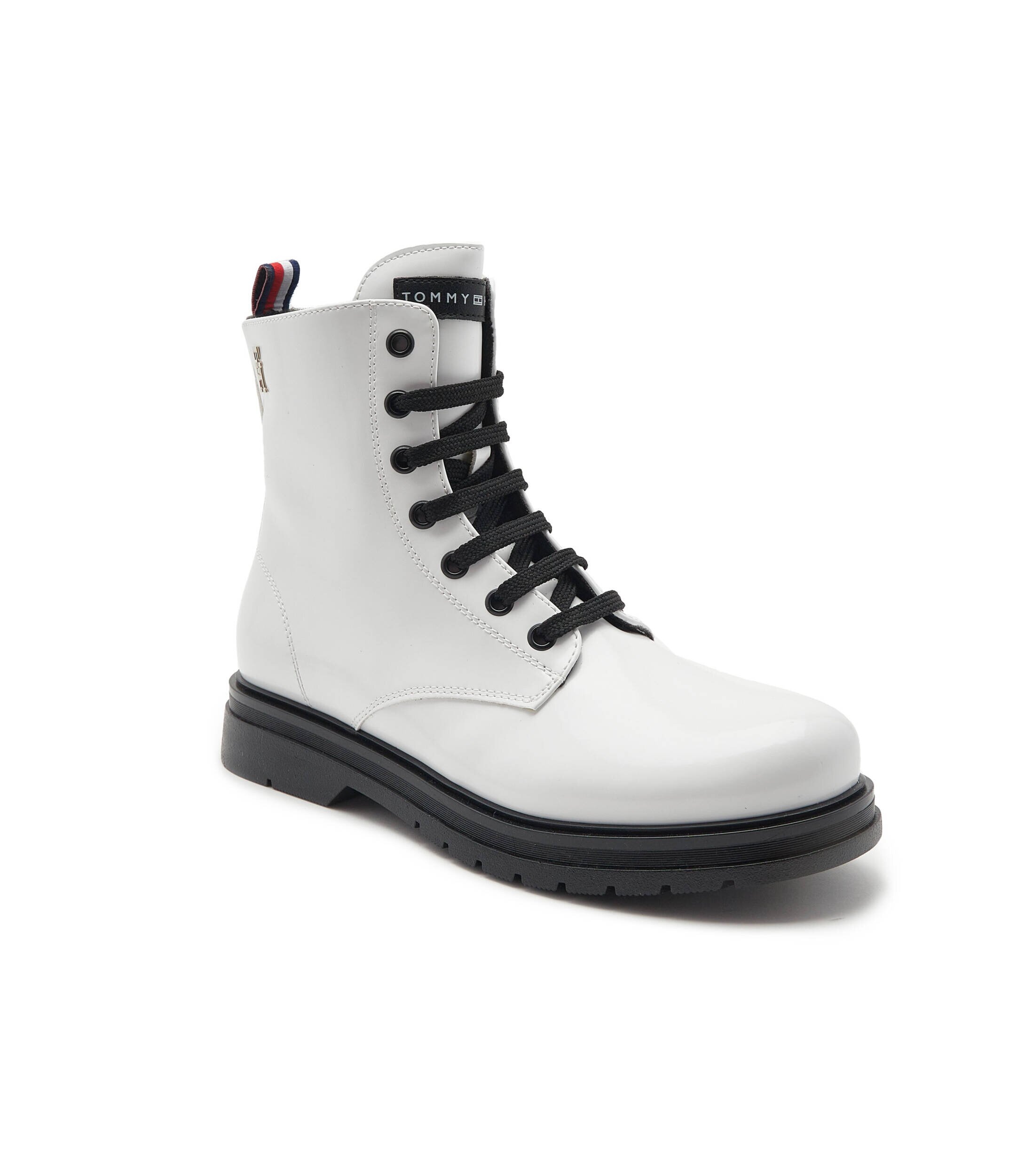 Tommy Hilfiger Botine cu adaos de piele