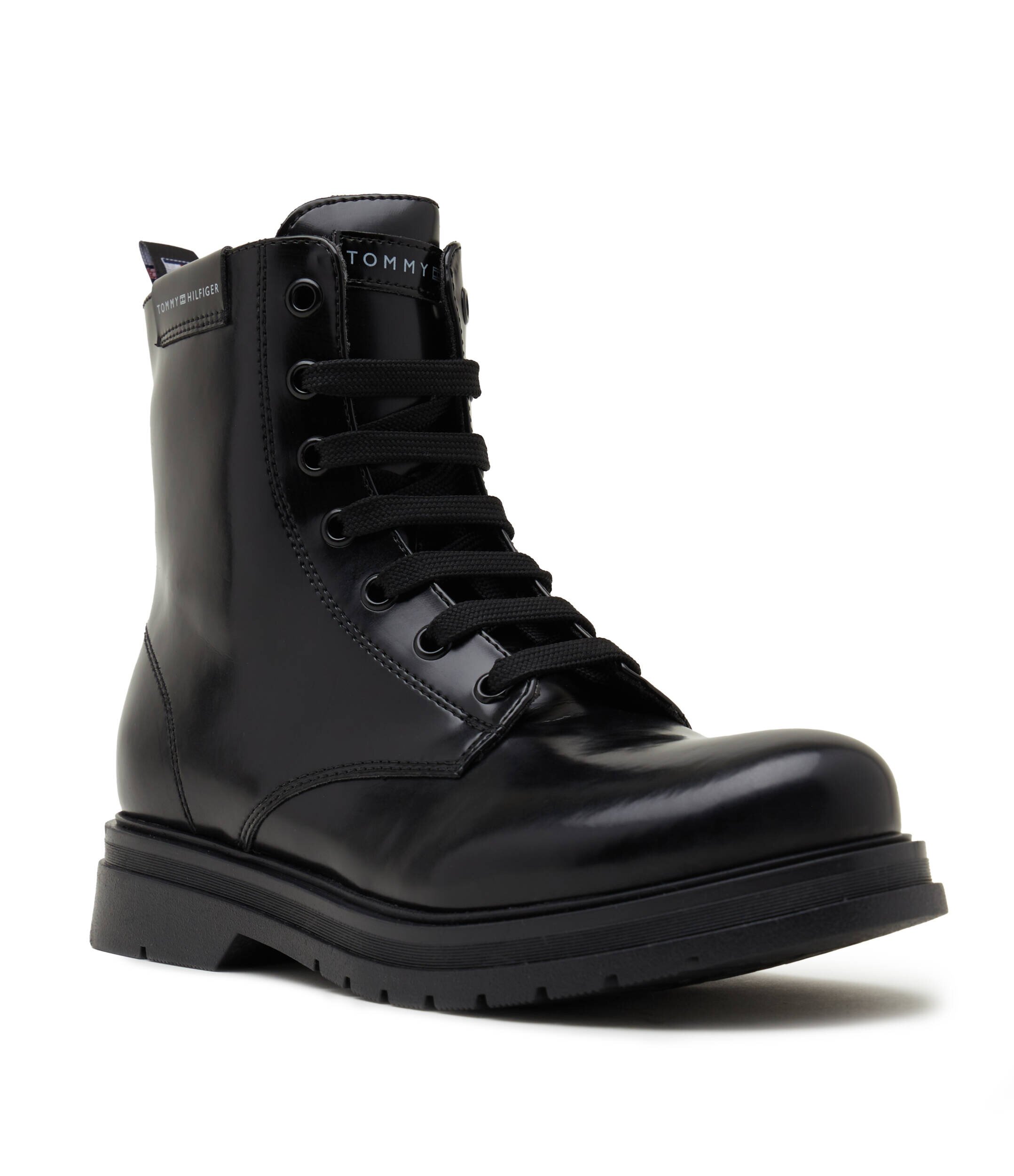 Tommy Hilfiger Botine cu adaos de piele