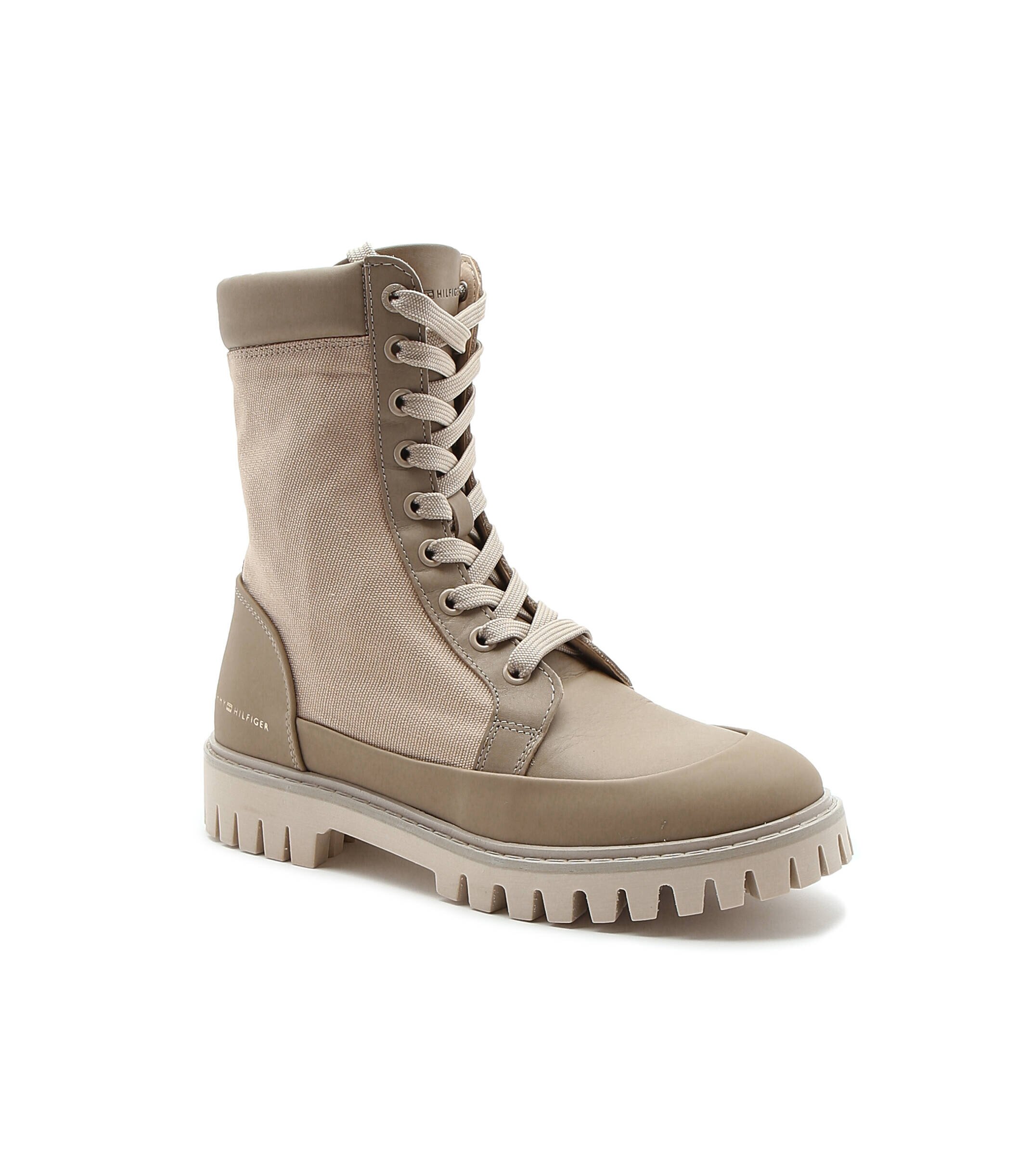 Tommy Hilfiger Botine cu adaos de piele