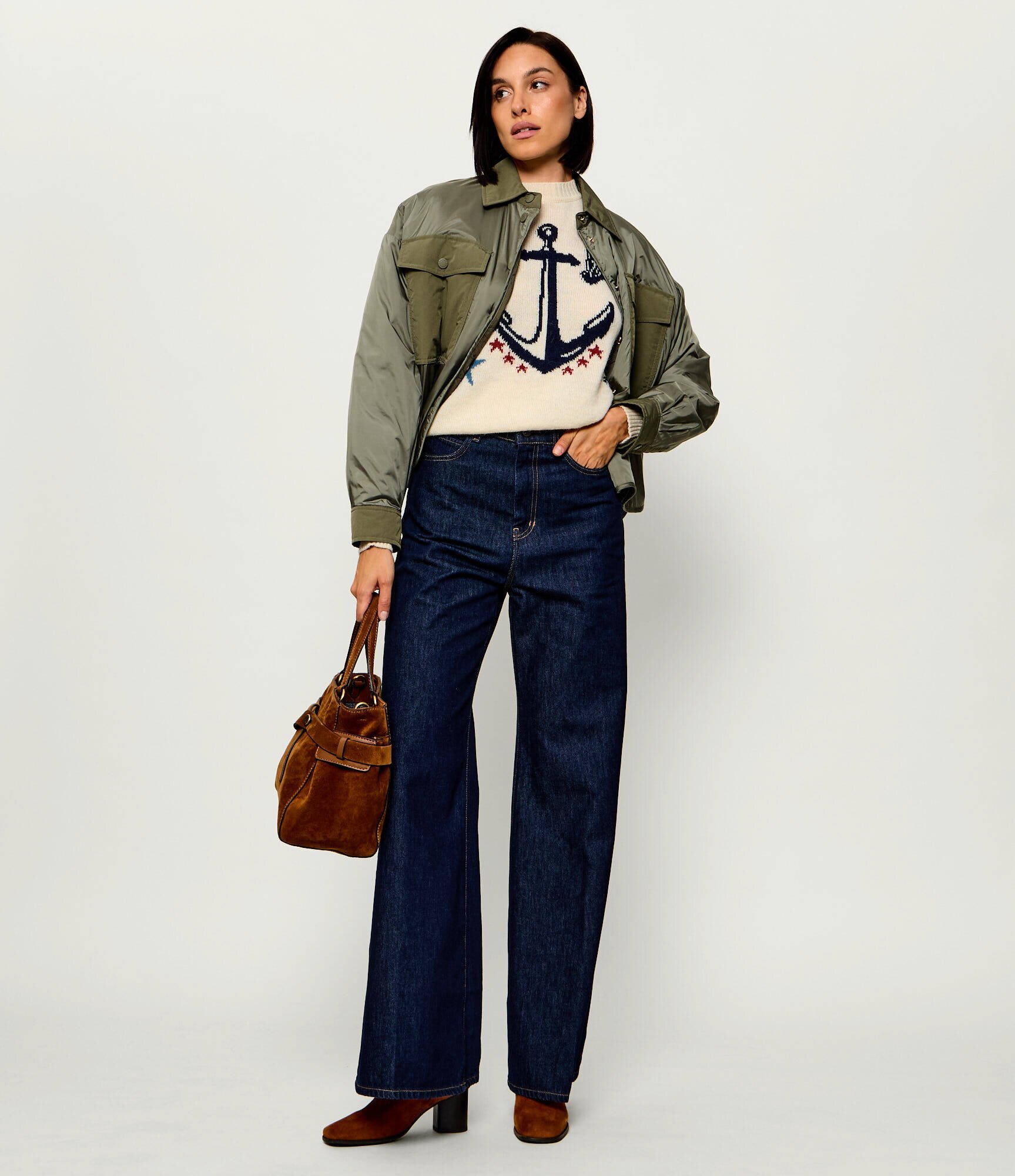 Tommy Hilfiger Botine cu toc | piele întoarsă