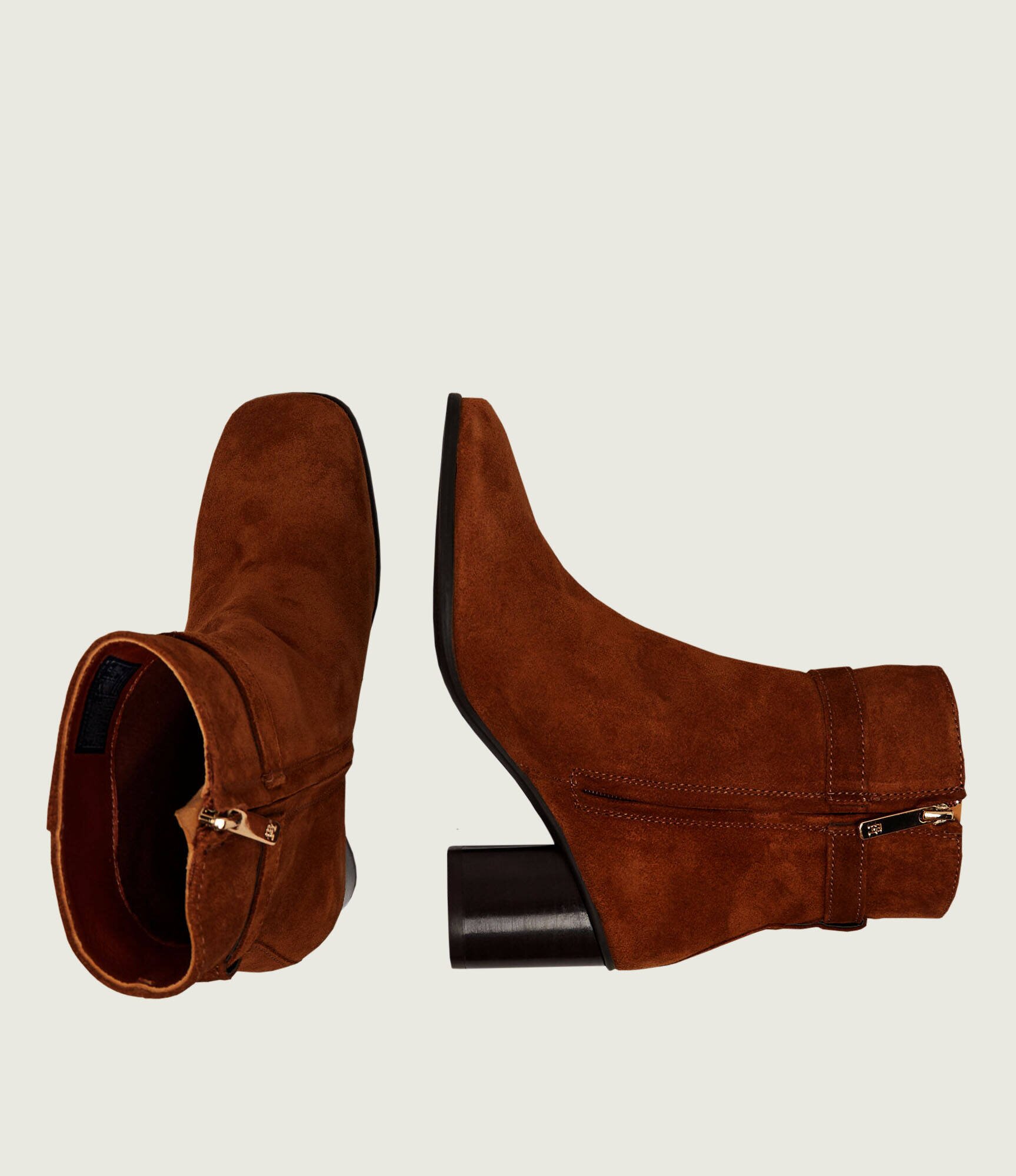 Tommy Hilfiger Botine cu toc | piele întoarsă