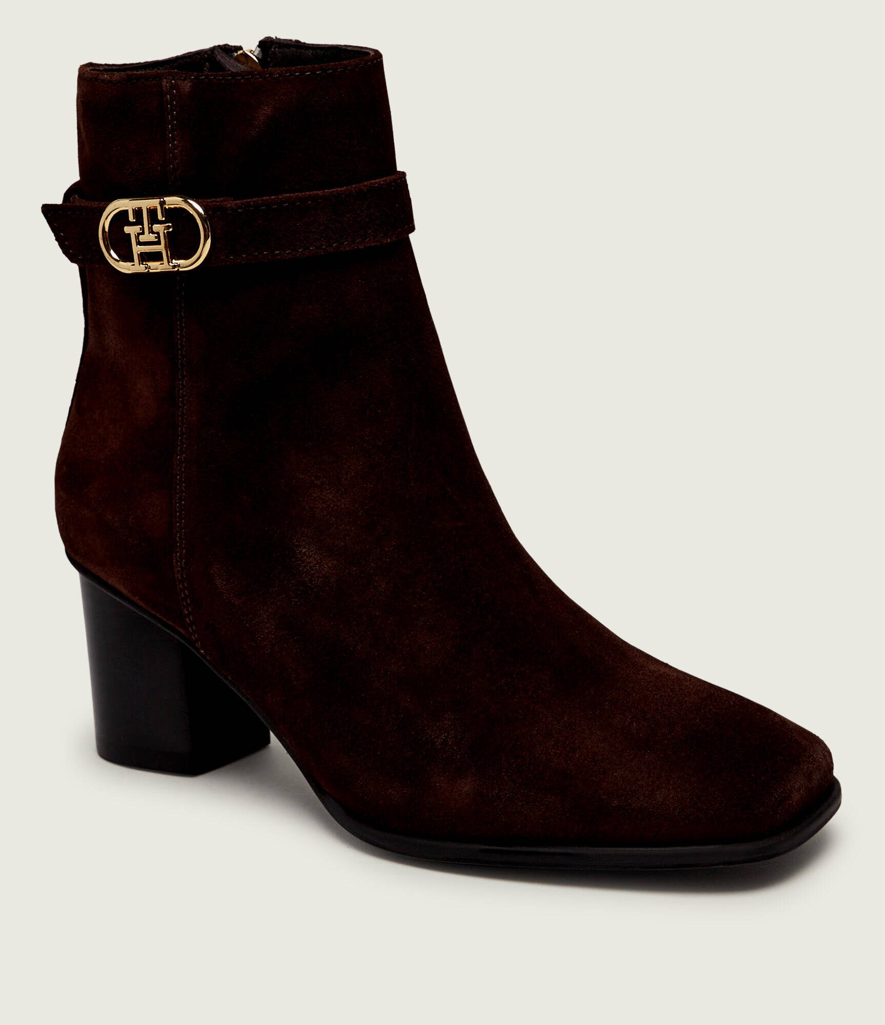 Tommy Hilfiger Botine cu toc | piele întoarsă