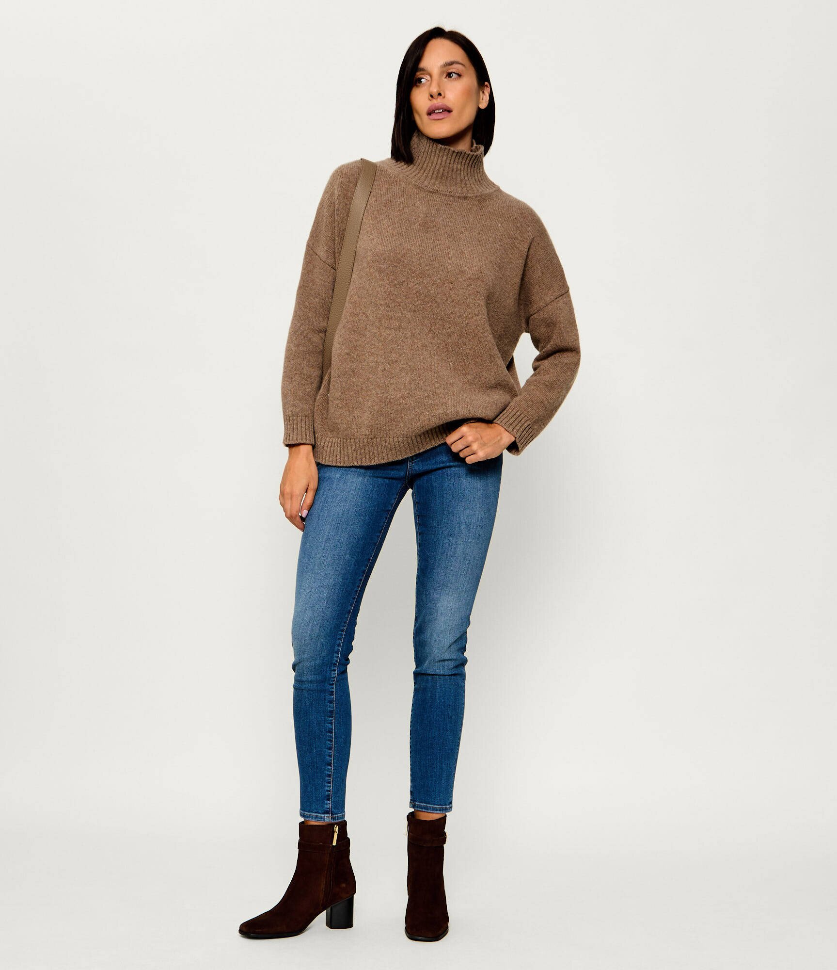 Tommy Hilfiger Botine cu toc | piele întoarsă