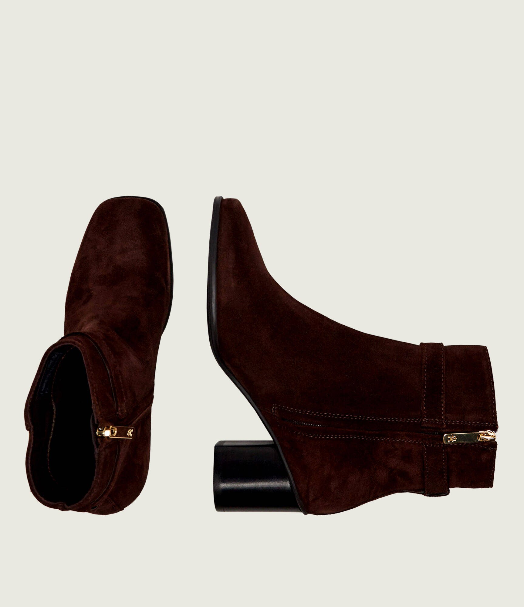 Tommy Hilfiger Botine cu toc | piele întoarsă