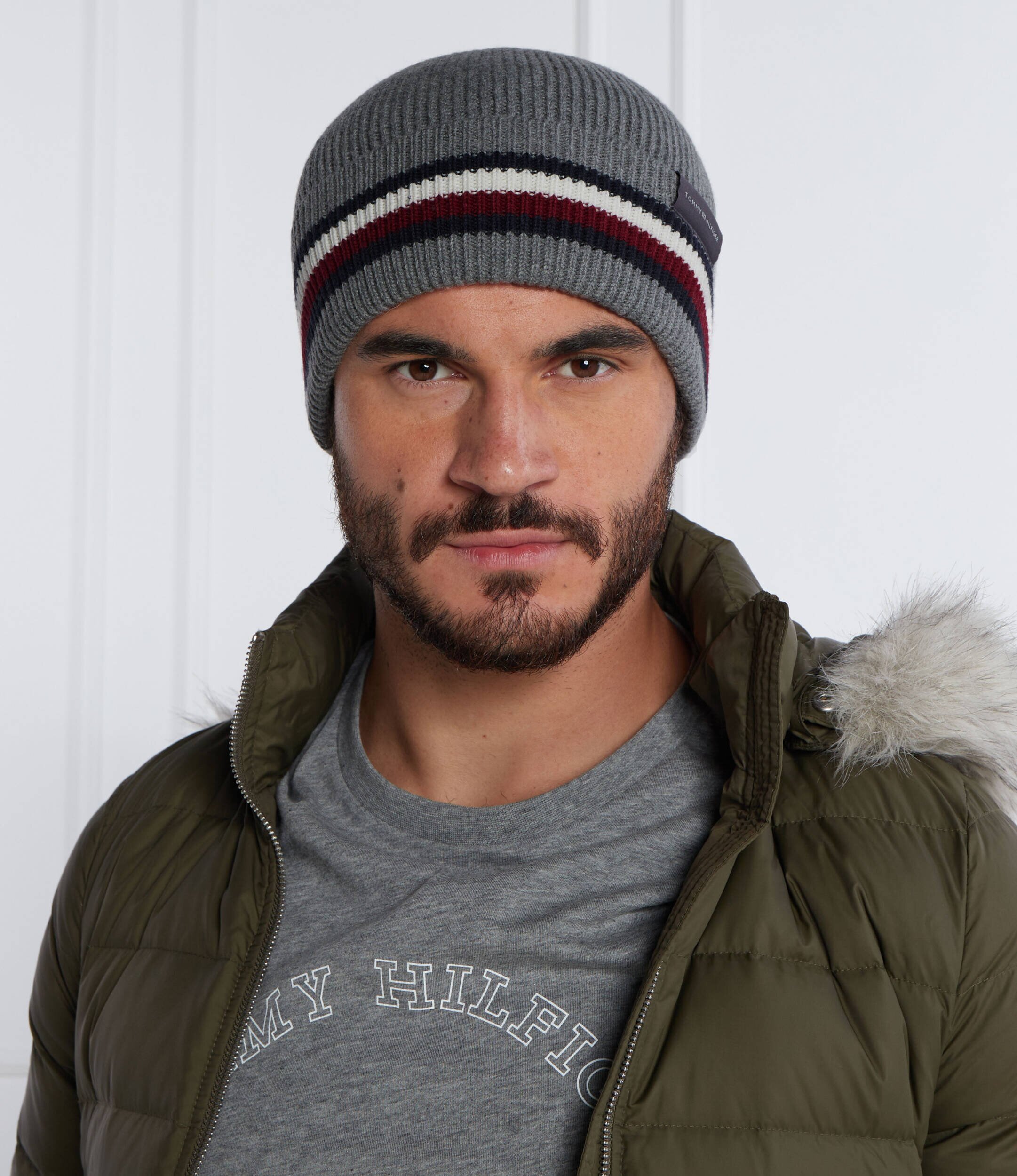 Tommy Hilfiger Căciulă CORPORATE cu adaos de lână
