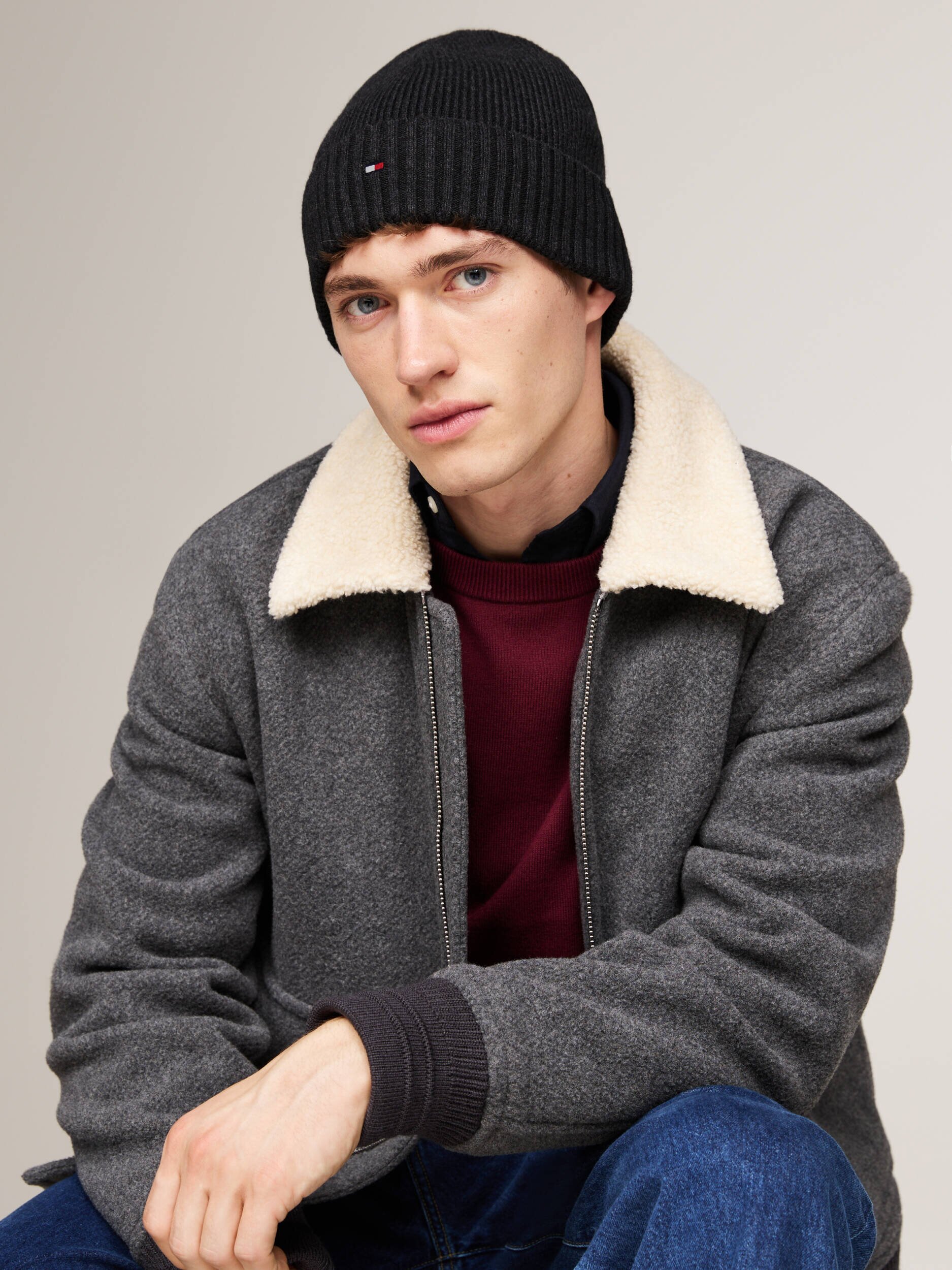 Tommy Hilfiger Căciulă cu adaos de cașmir