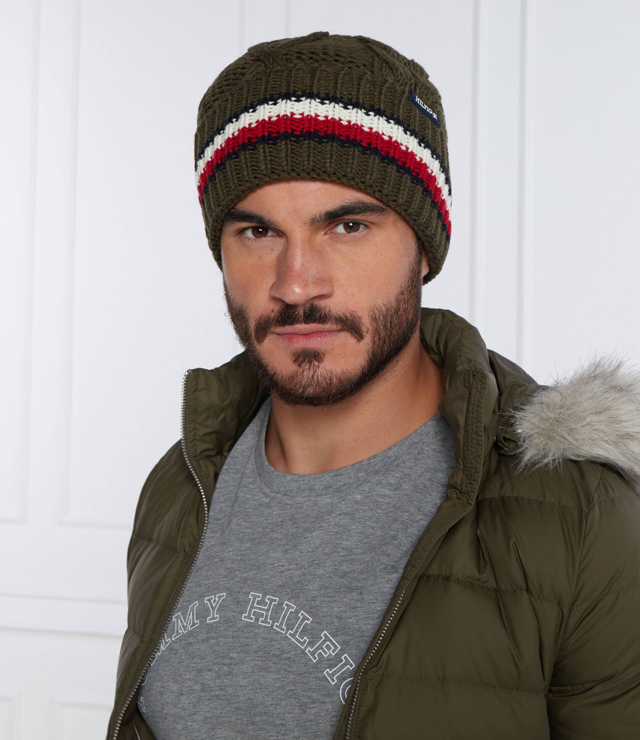 Tommy Hilfiger Căciulă cu adaos de lână