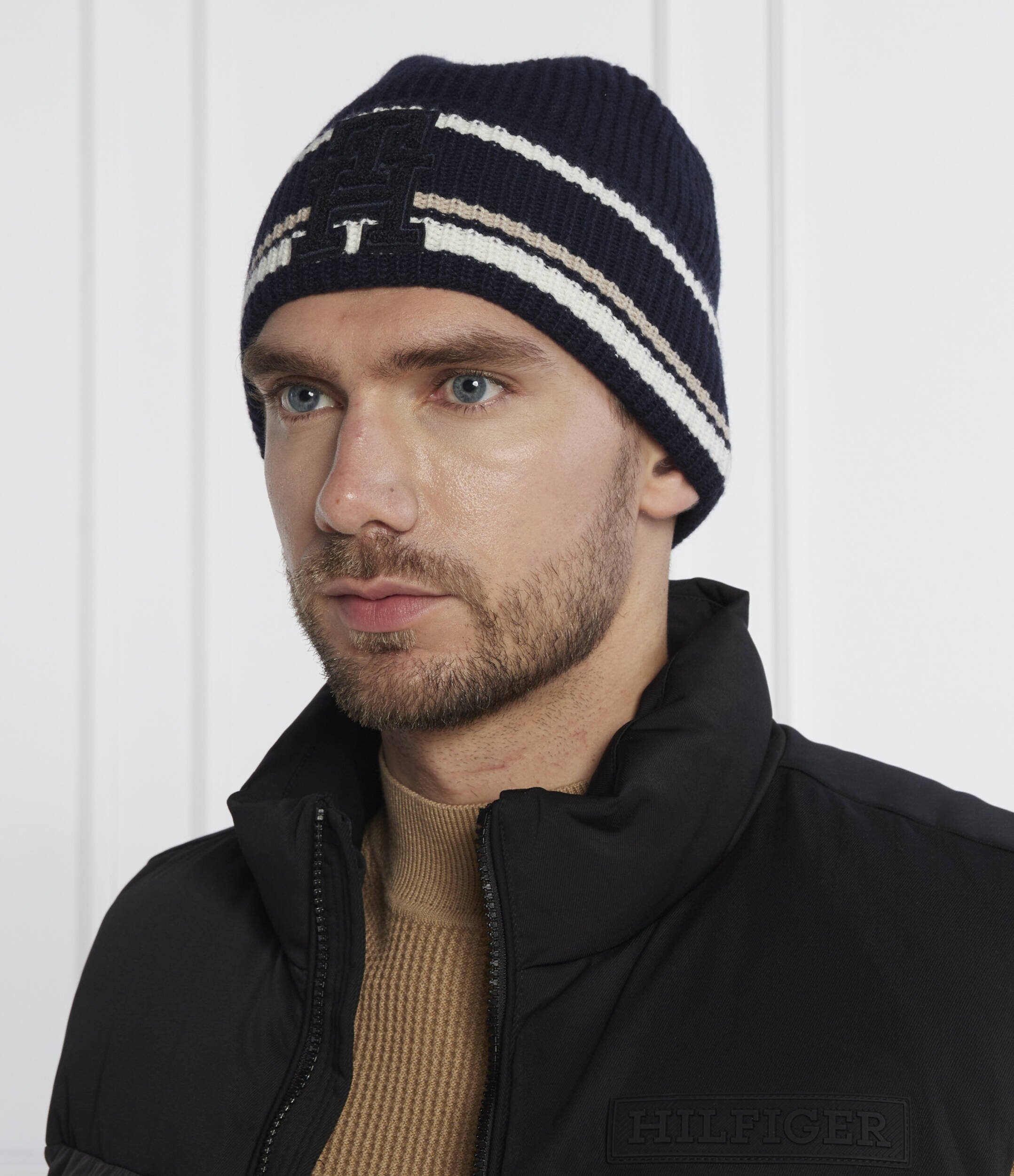 Tommy Hilfiger Căciulă cu adaos de lână și cașmir