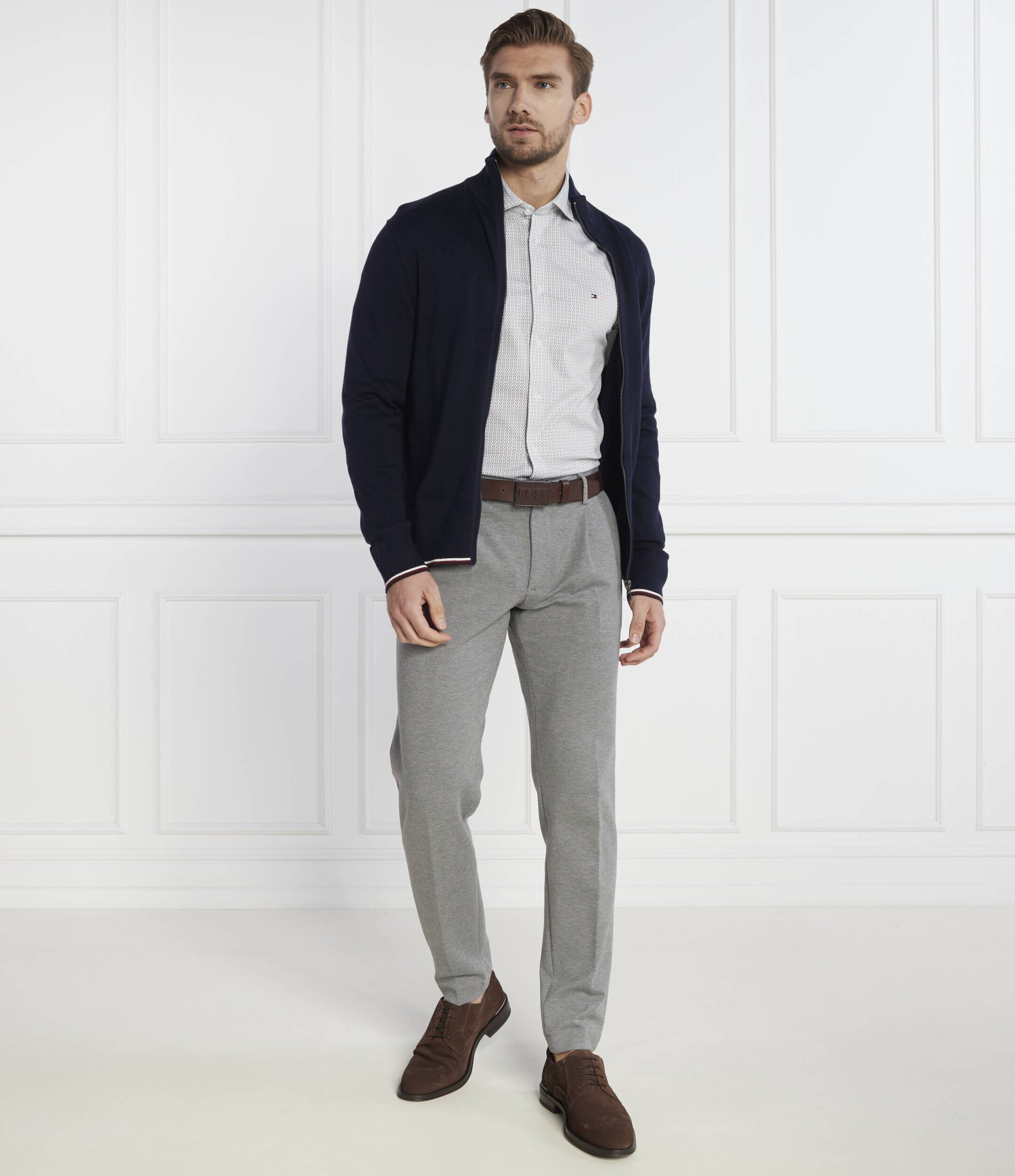 Tommy Hilfiger Cămașă CL JERSEY FLOWER | Slim Fit