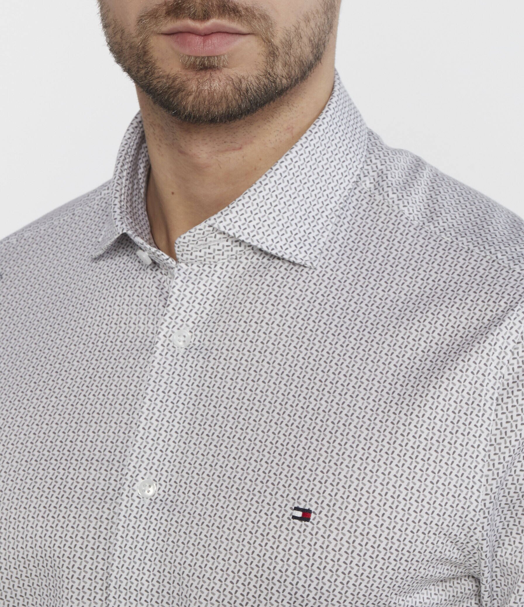 Tommy Hilfiger Cămașă CL JERSEY FLOWER | Slim Fit