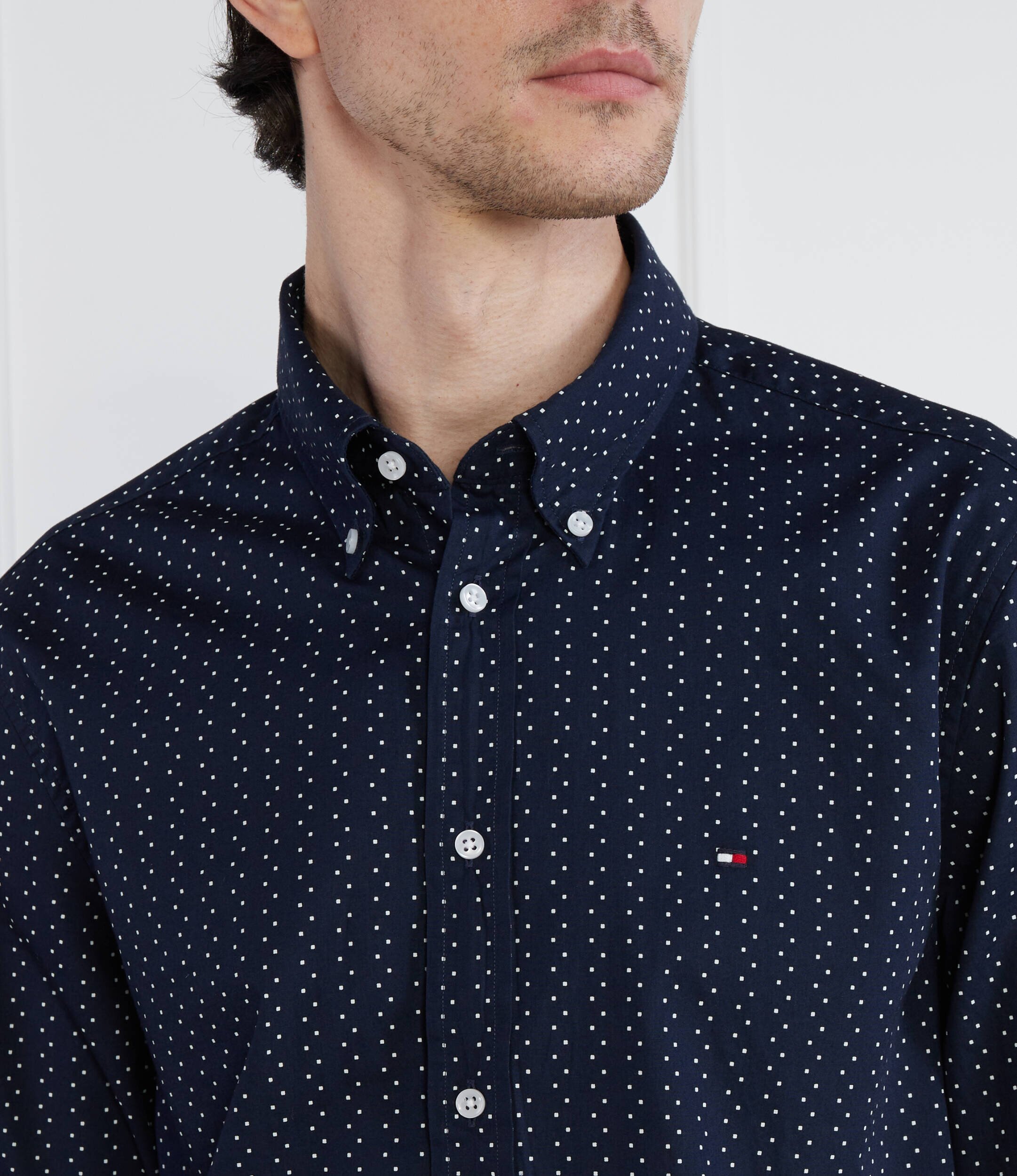 Tommy Hilfiger Cămașă CL-W DOT PRINT SF SH | Slim Fit
