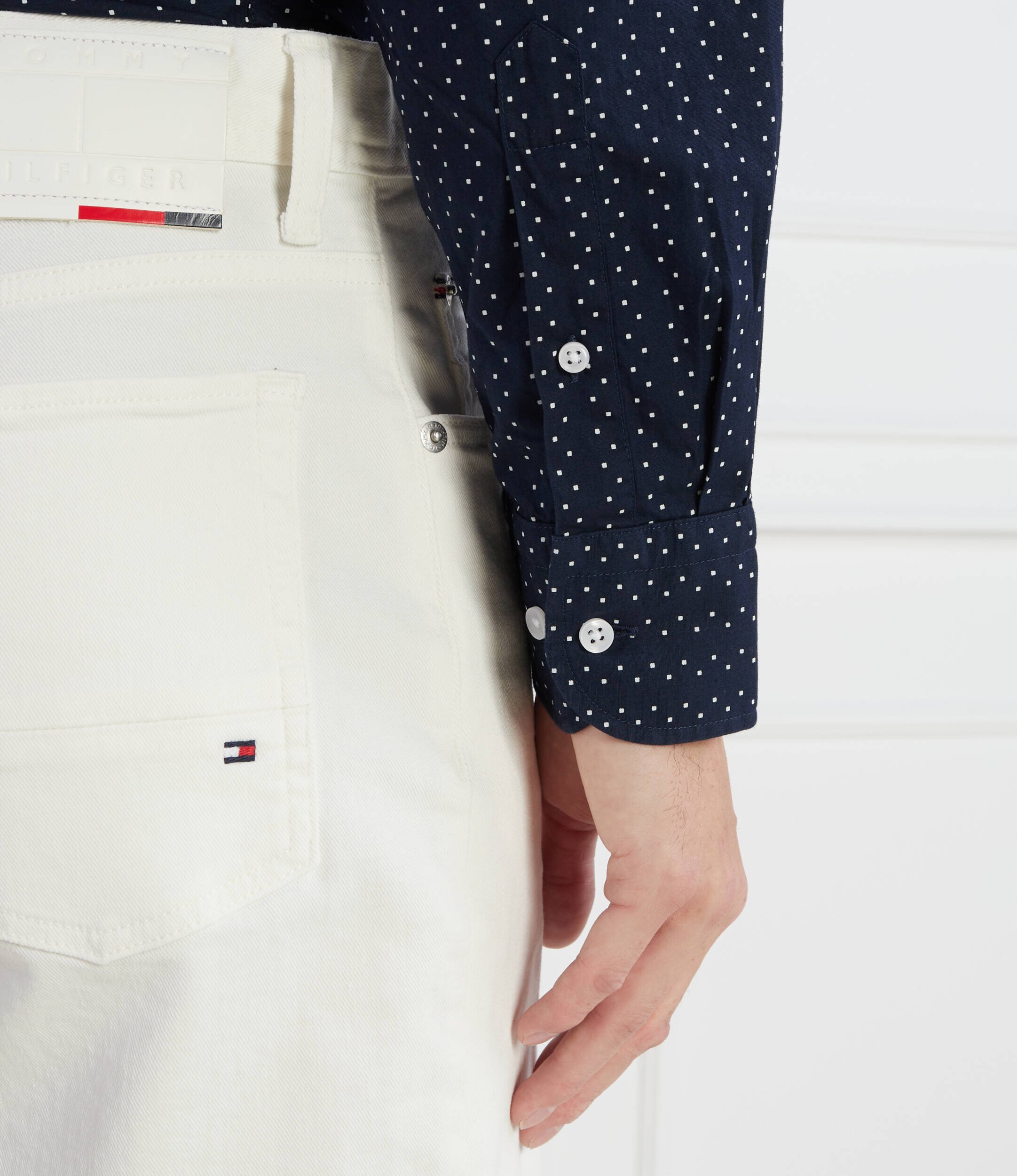 Tommy Hilfiger Cămașă CL-W DOT PRINT SF SH | Slim Fit