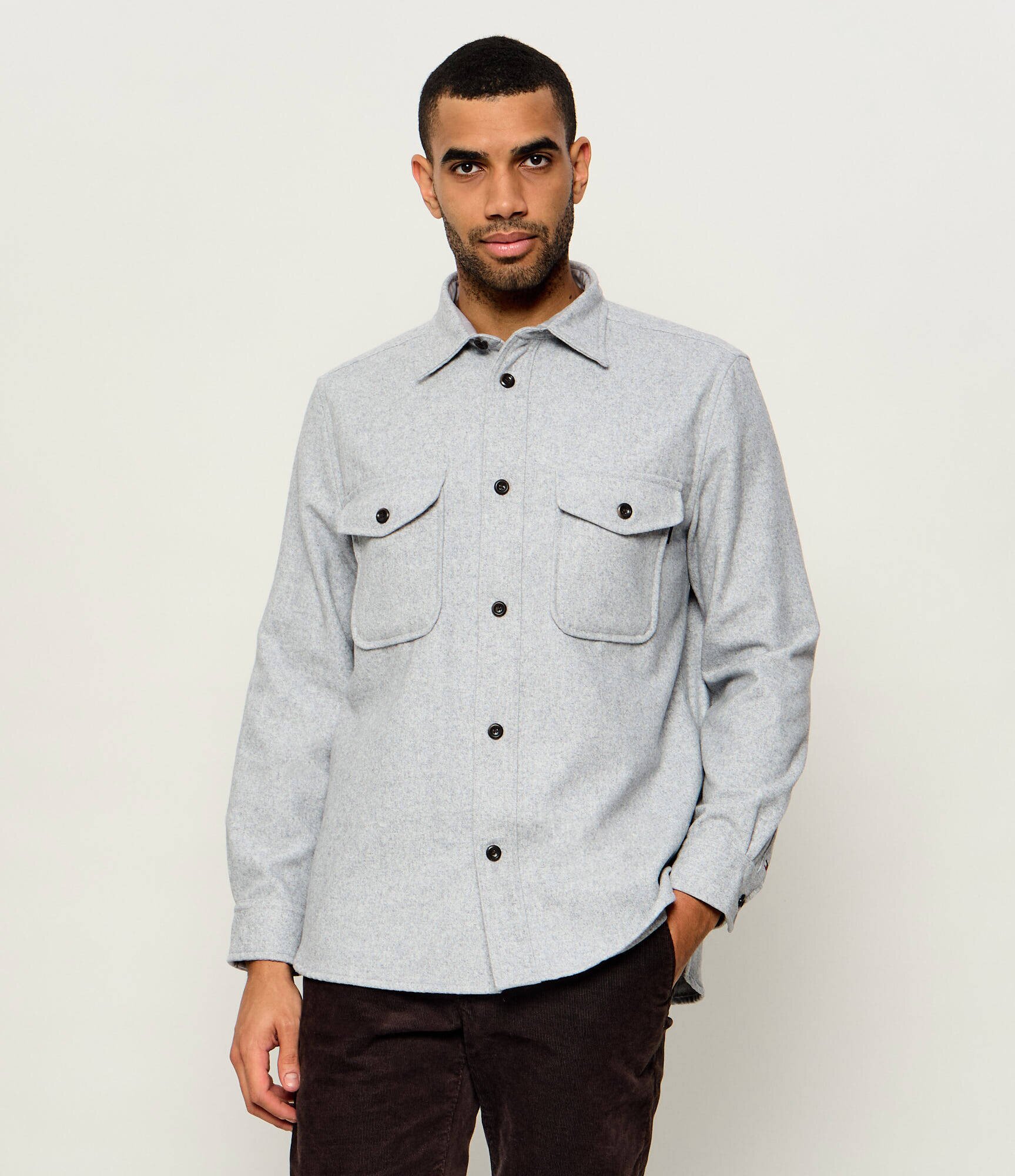 Tommy Hilfiger Cămașă | Classic fit cu adaos de lână