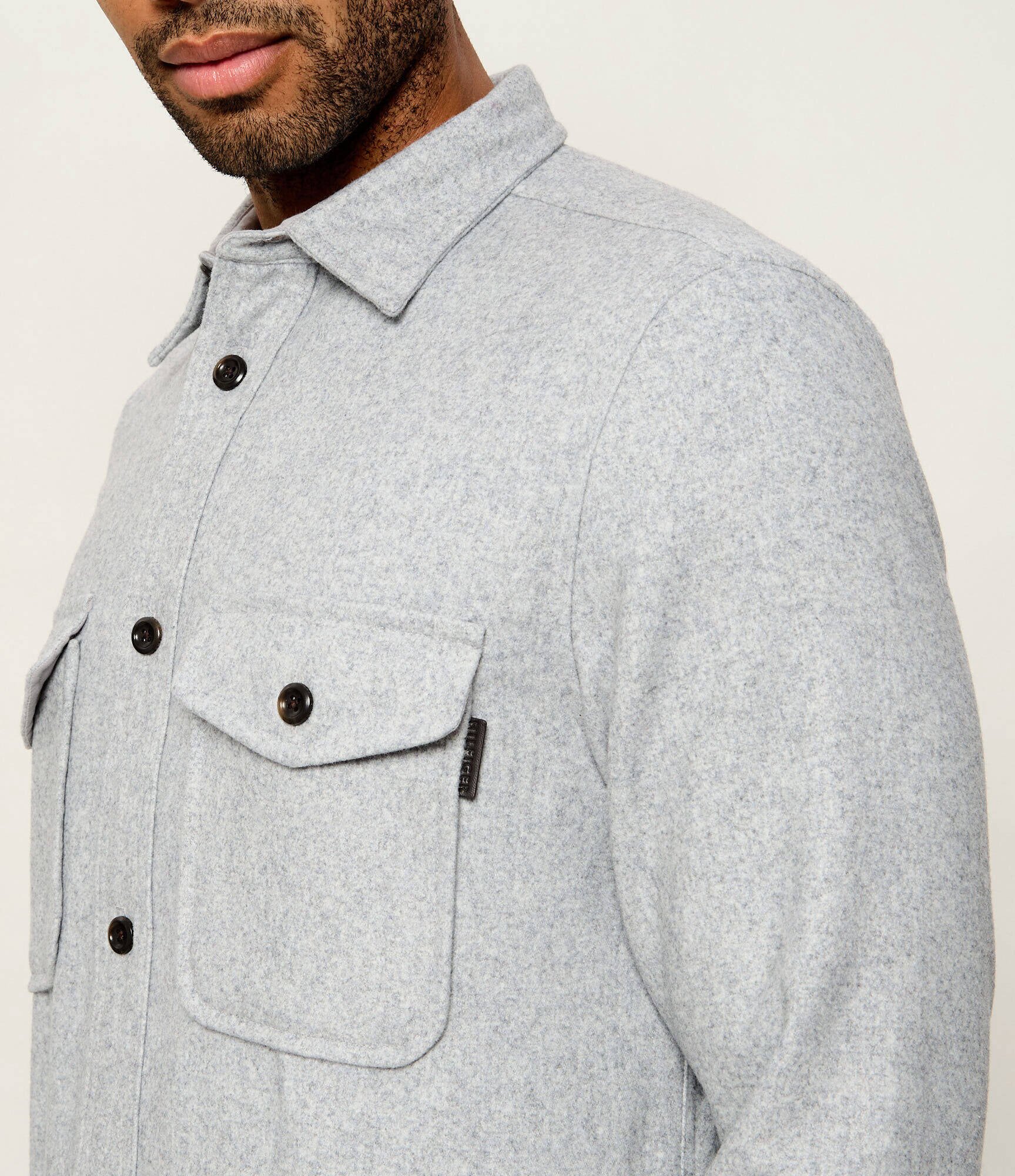 Tommy Hilfiger Cămașă | Classic fit cu adaos de lână