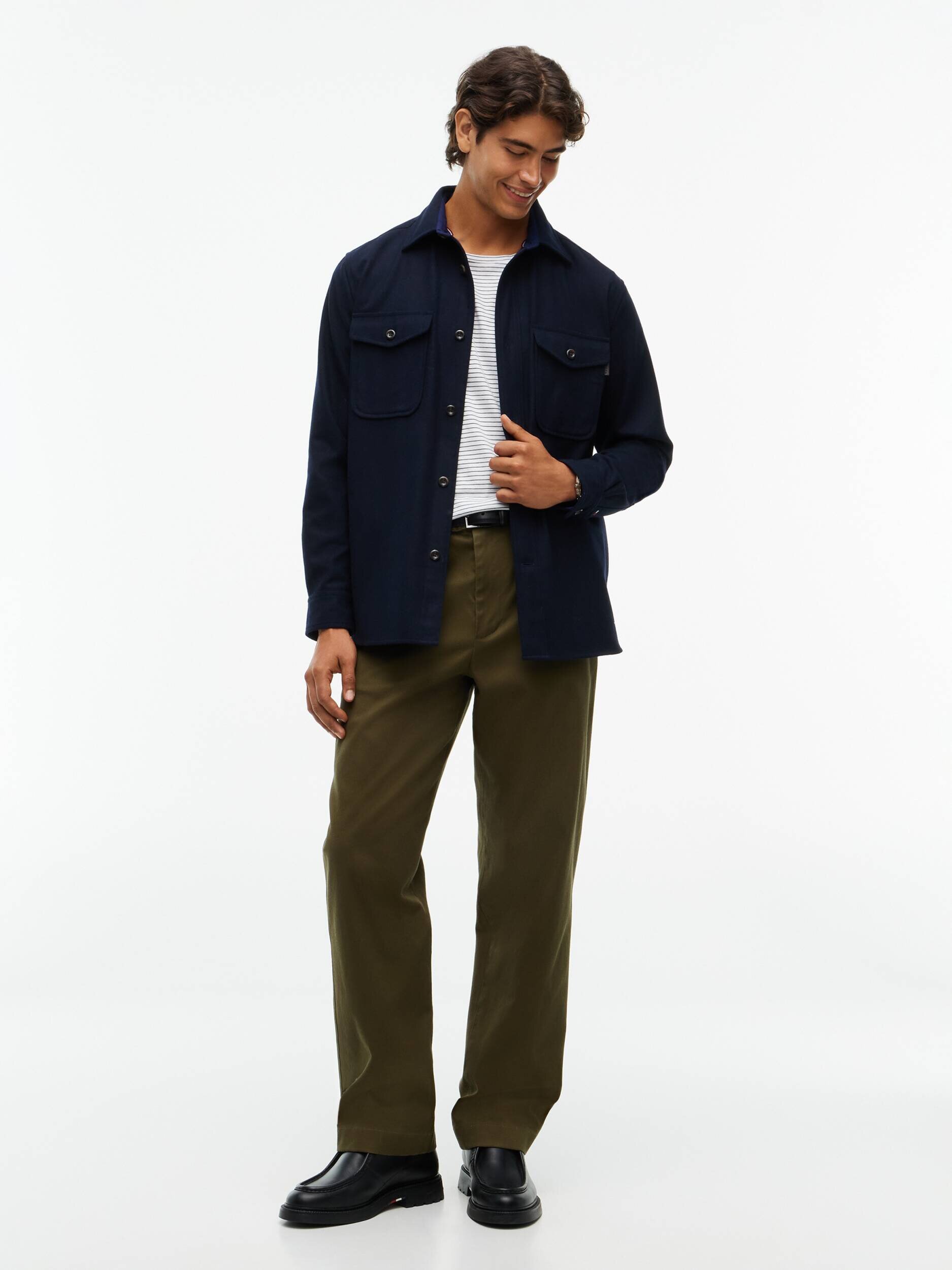 Tommy Hilfiger Cămașă | Classic fit cu adaos de lână
