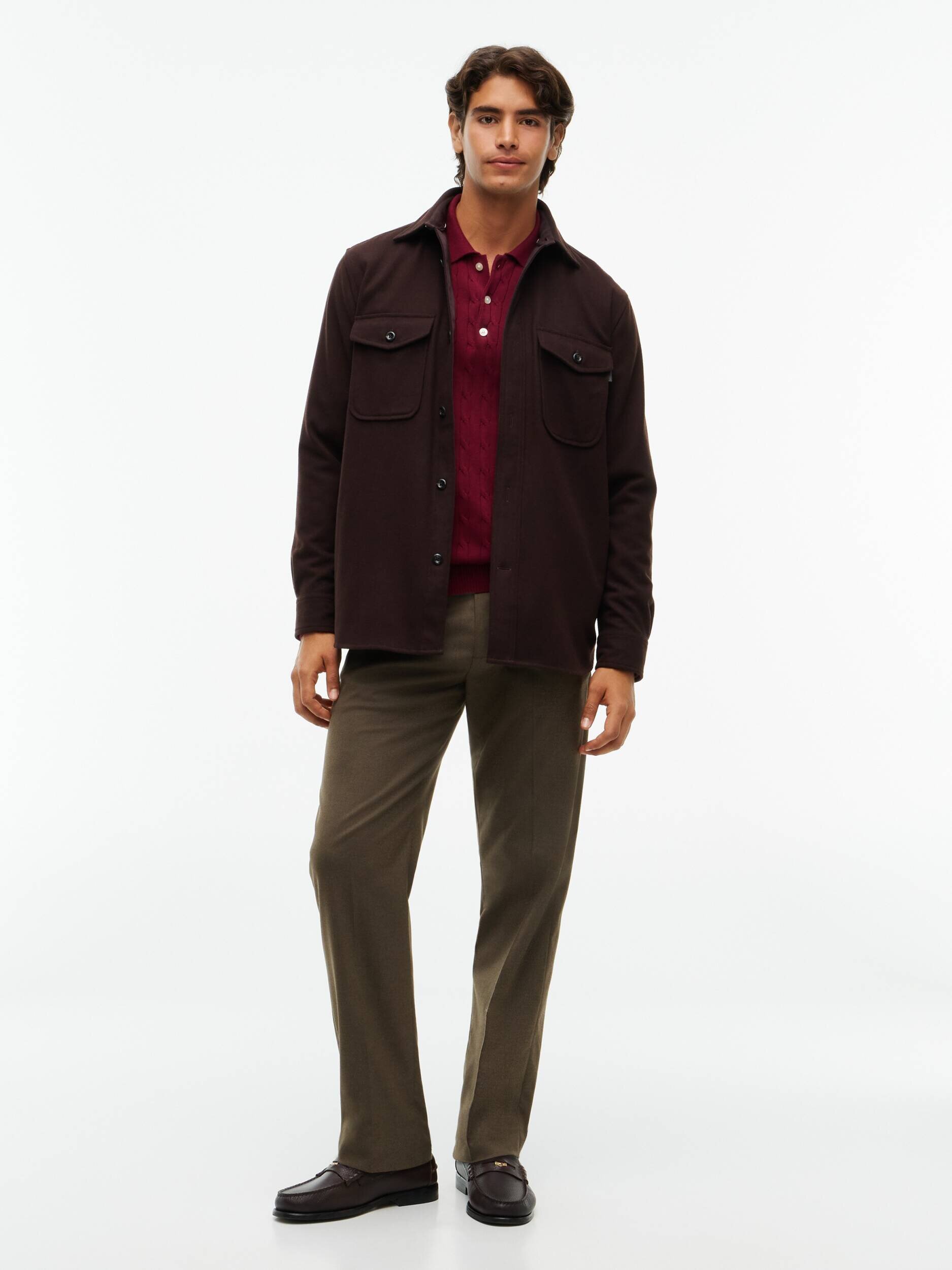 Tommy Hilfiger Cămașă | Classic fit cu adaos de lână