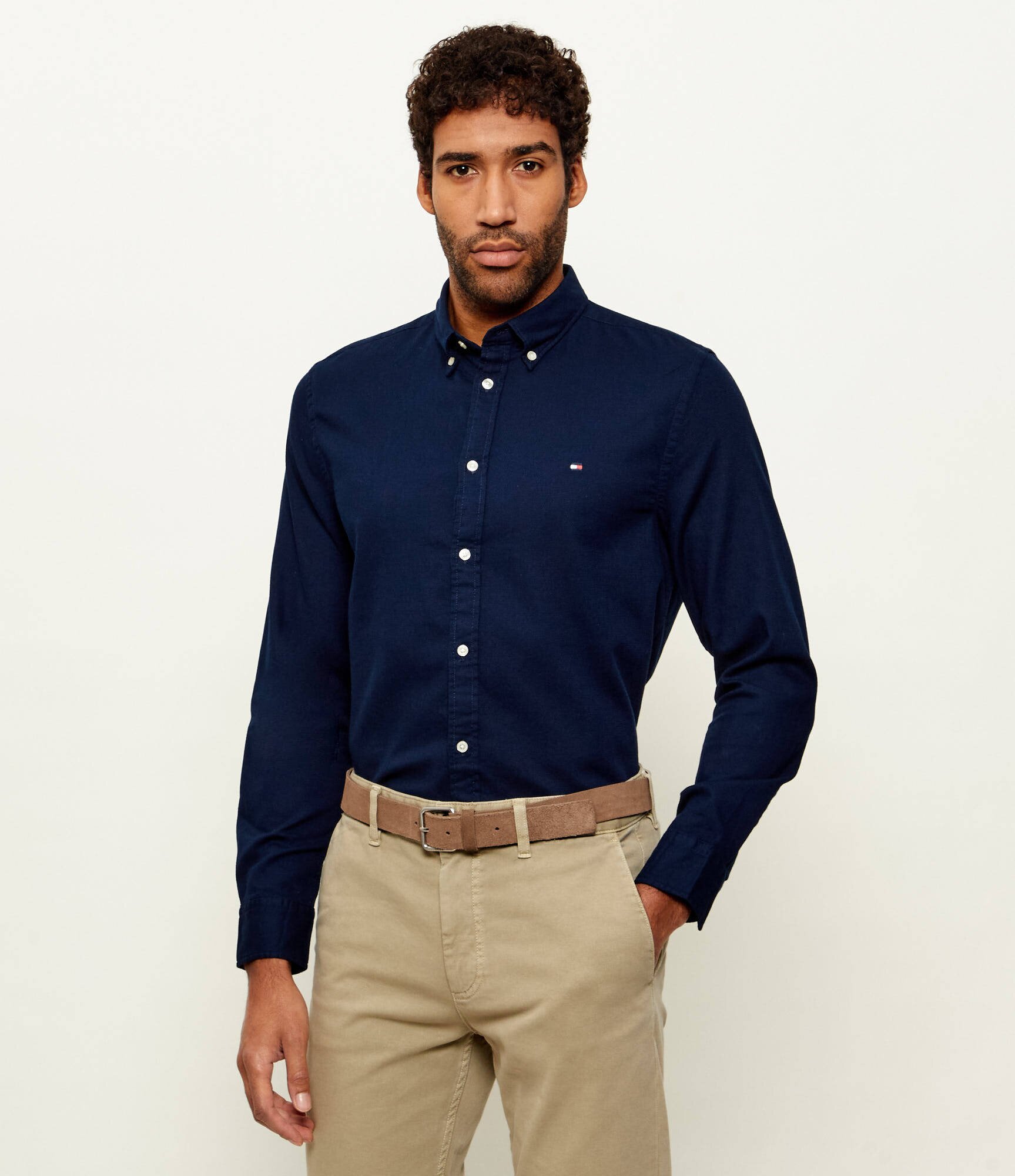 Tommy Hilfiger Cămașă DOBBY | Slim Fit