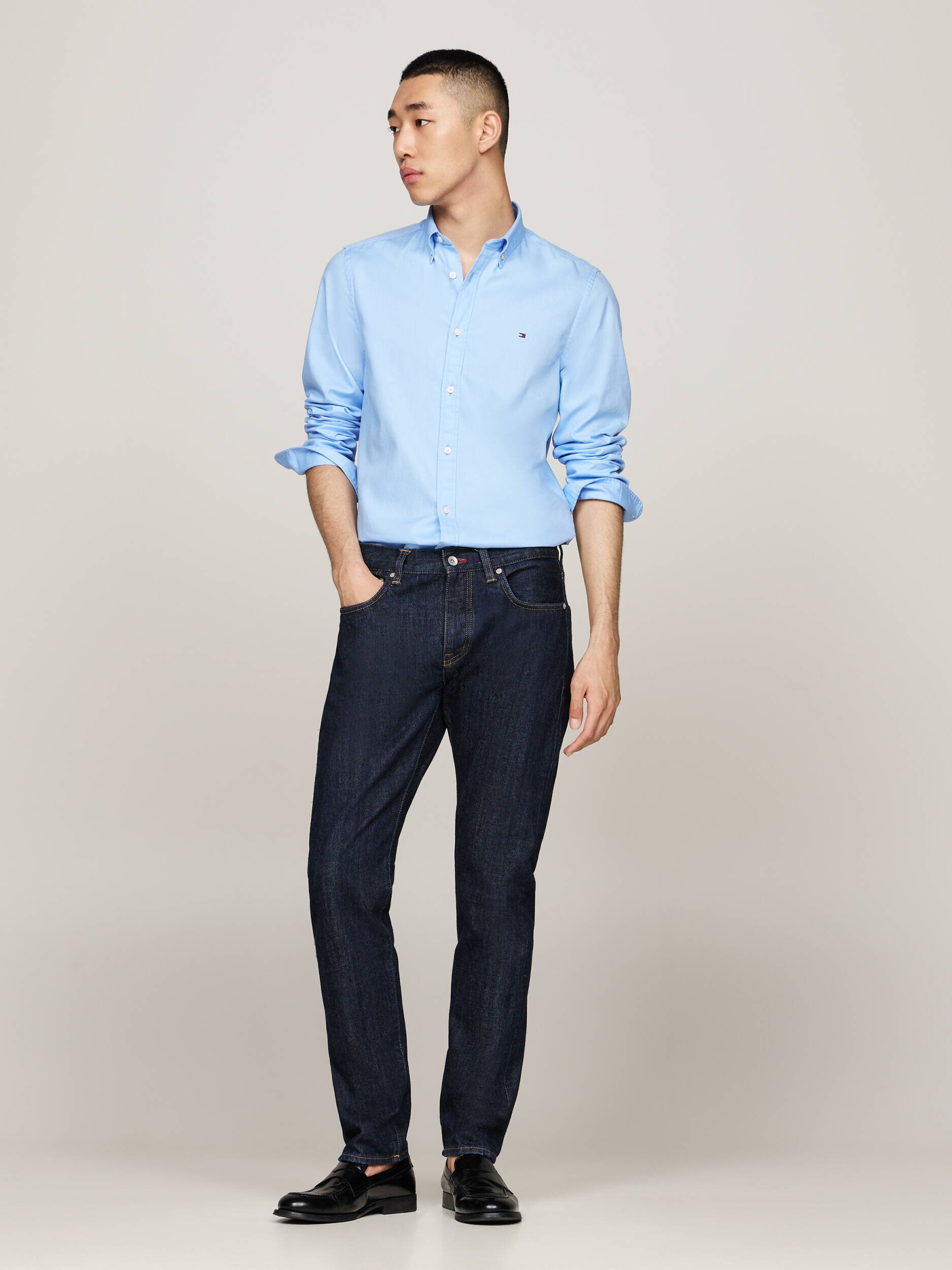 Tommy Hilfiger Cămașă DOBBY | Slim Fit