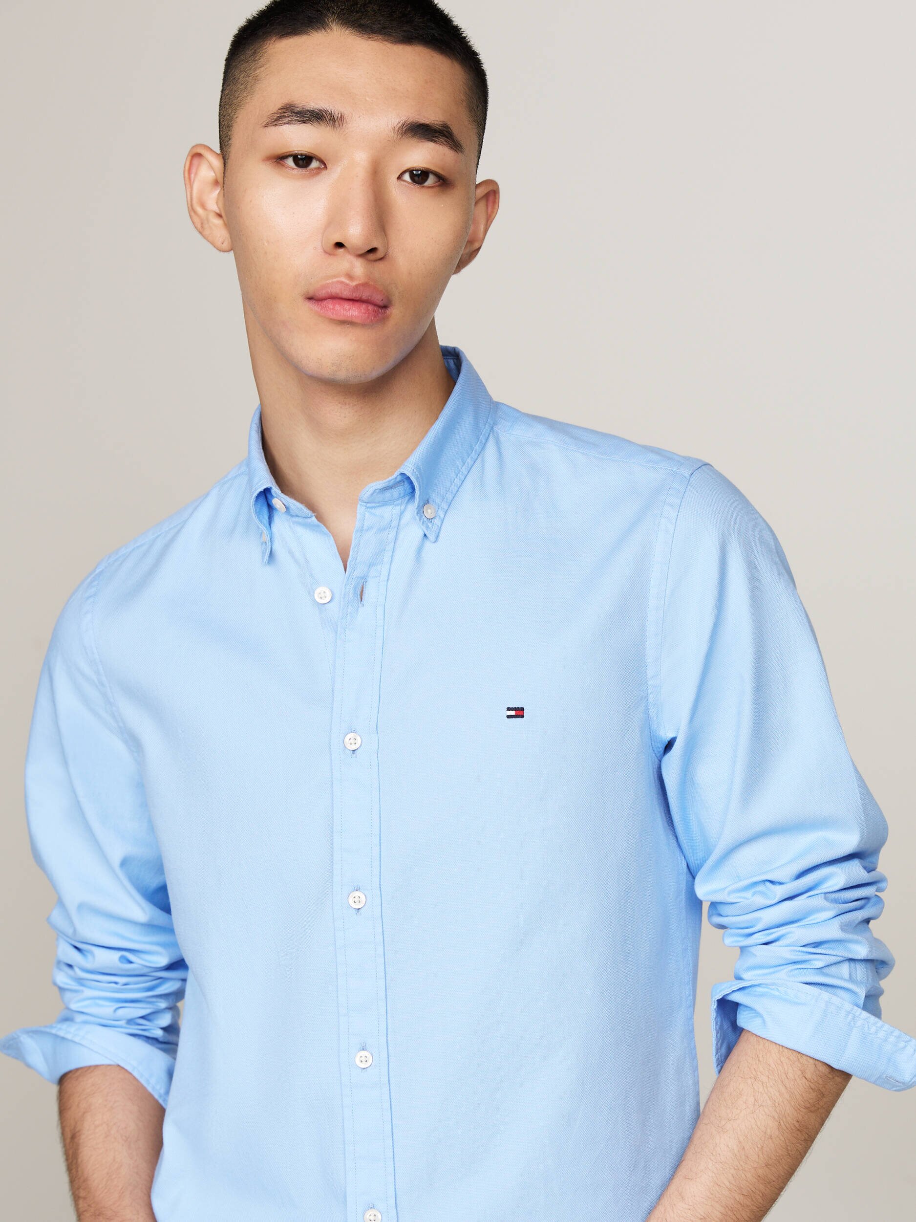 Tommy Hilfiger Cămașă DOBBY | Slim Fit