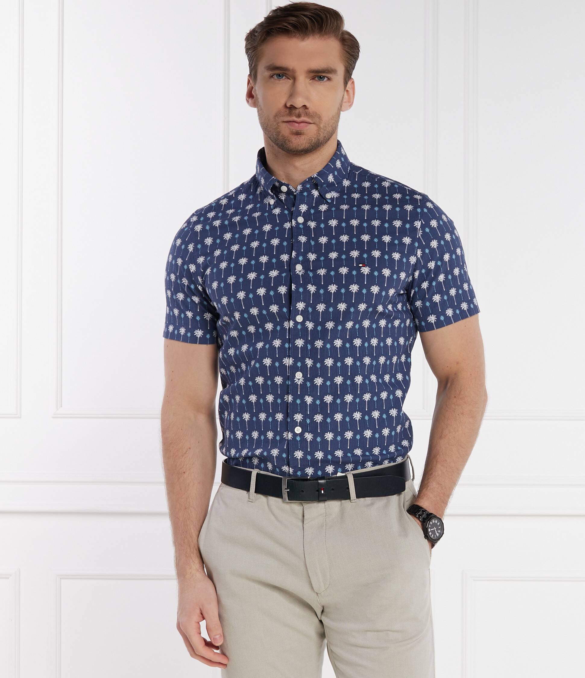 Tommy Hilfiger Cămașă MINI PALM | Slim Fit