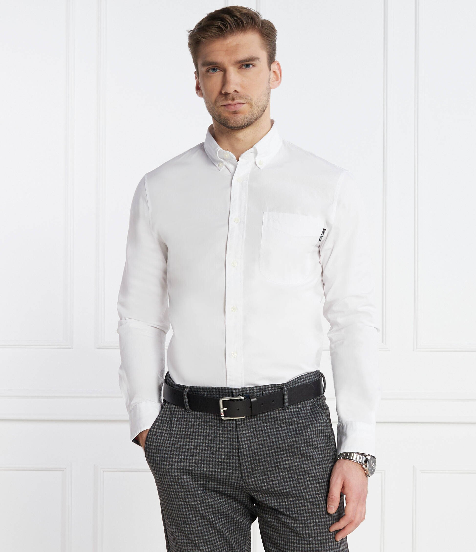 Tommy Hilfiger Cămașă PAPERTOUCH MONOTYPE | Regular Fit