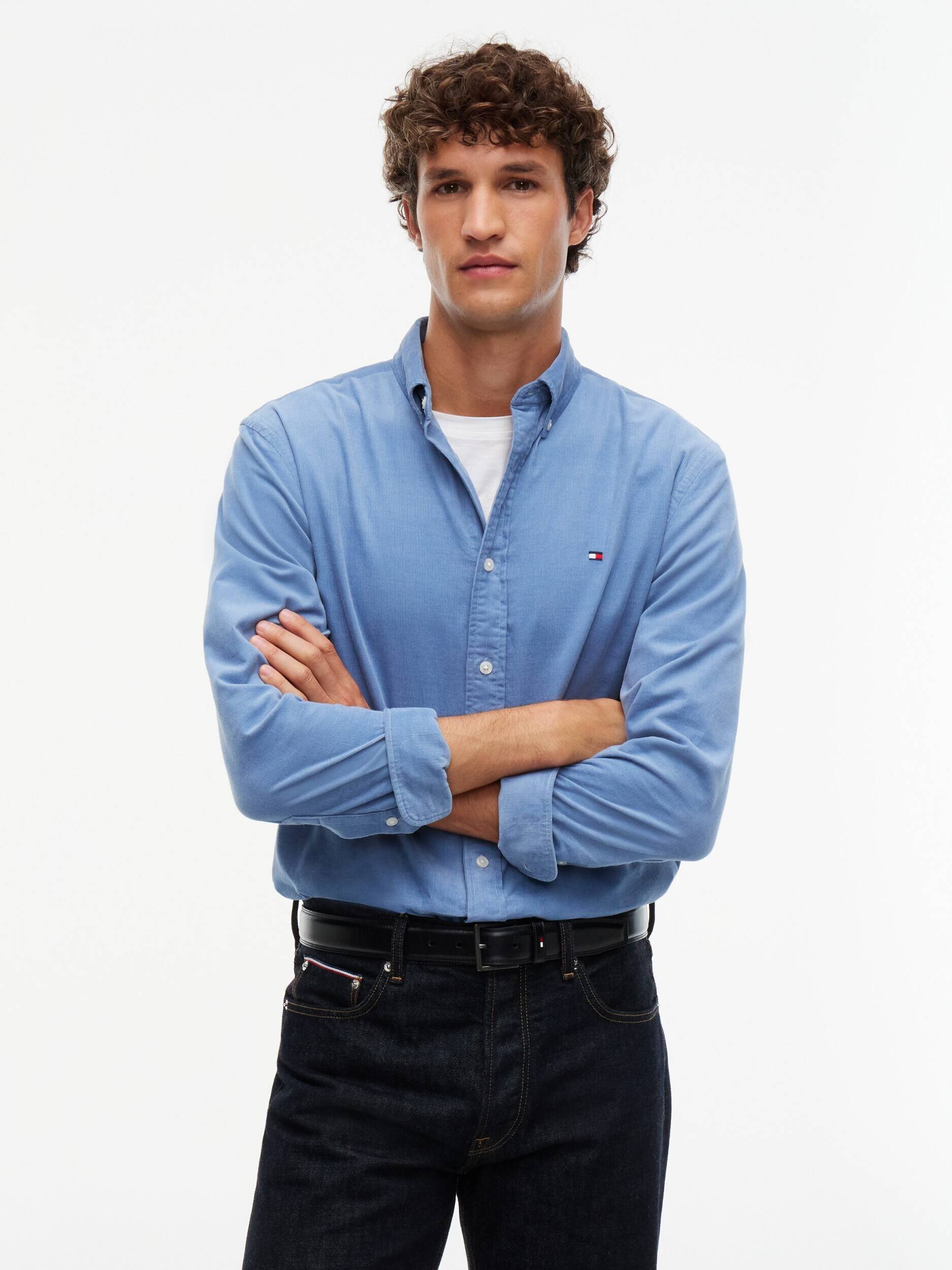 Tommy Hilfiger Cămașă | regular fit | catifea reiată