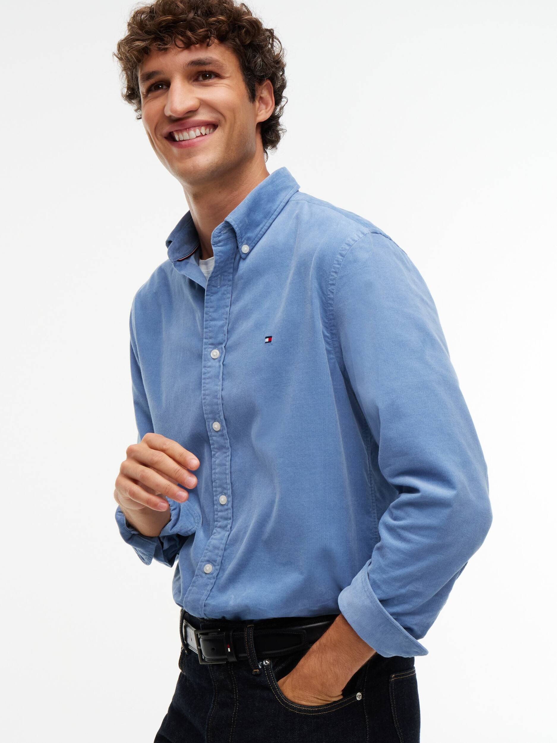 Tommy Hilfiger Cămașă | regular fit | catifea reiată