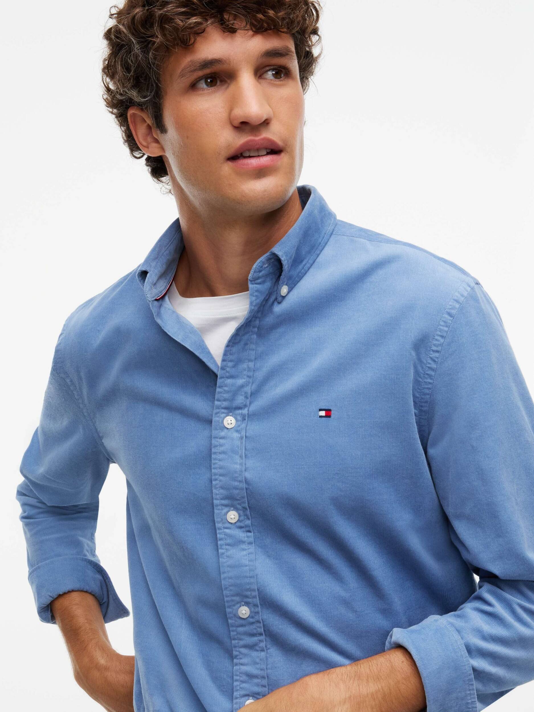 Tommy Hilfiger Cămașă | regular fit | catifea reiată