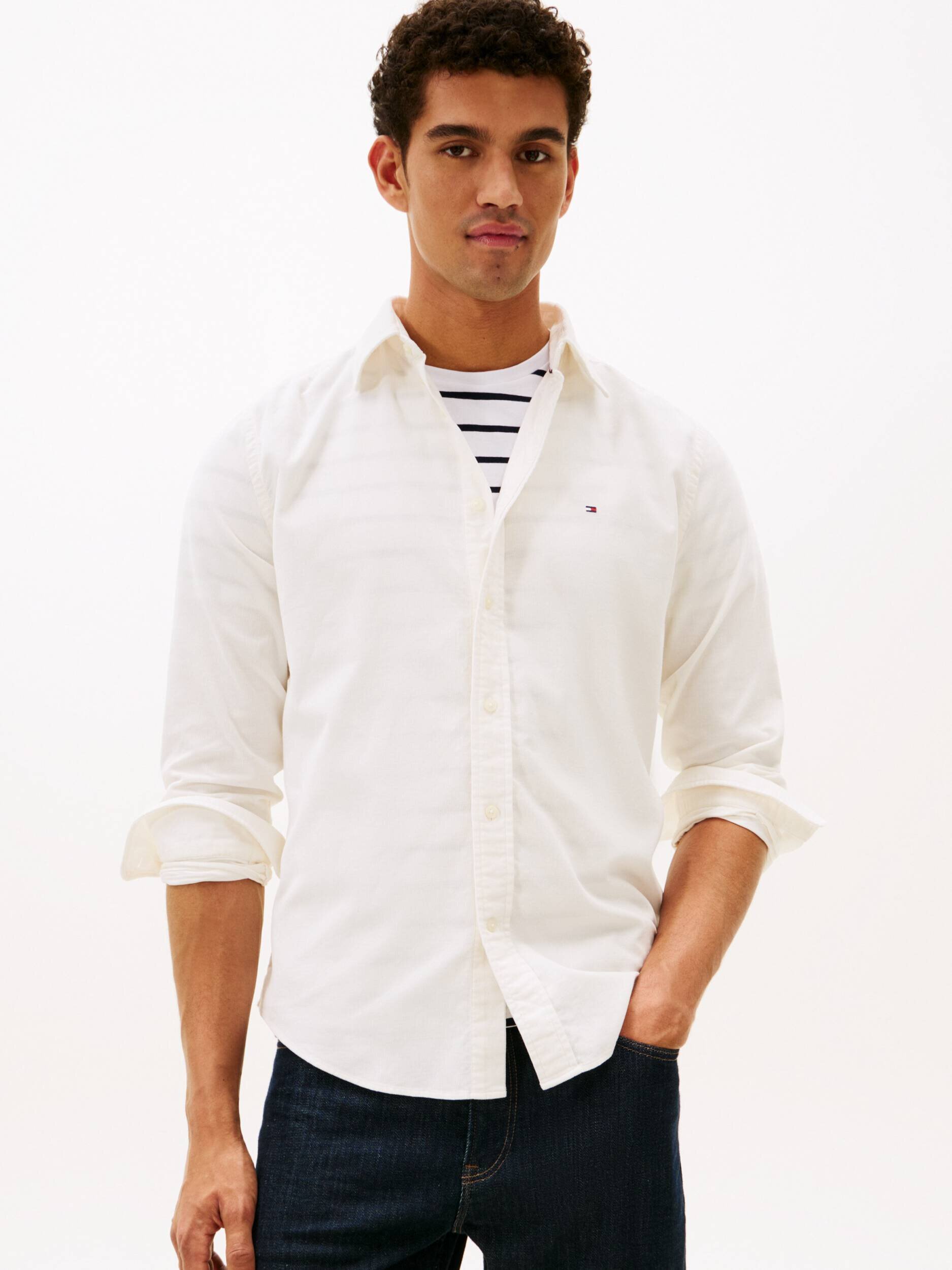 Tommy Hilfiger Cămașă | regular fit | catifea reiată
