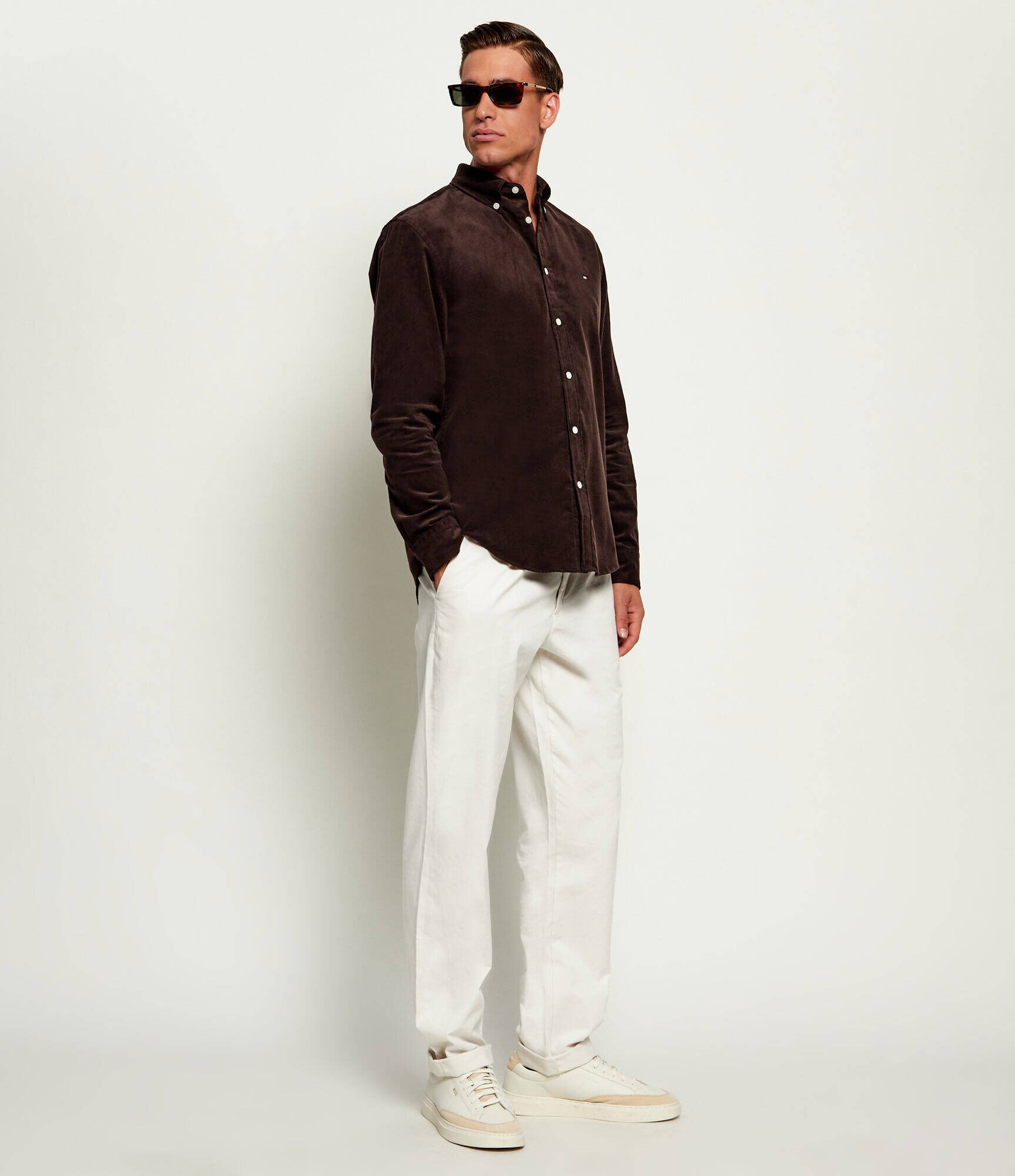 Tommy Hilfiger Cămașă | regular fit | catifea reiată