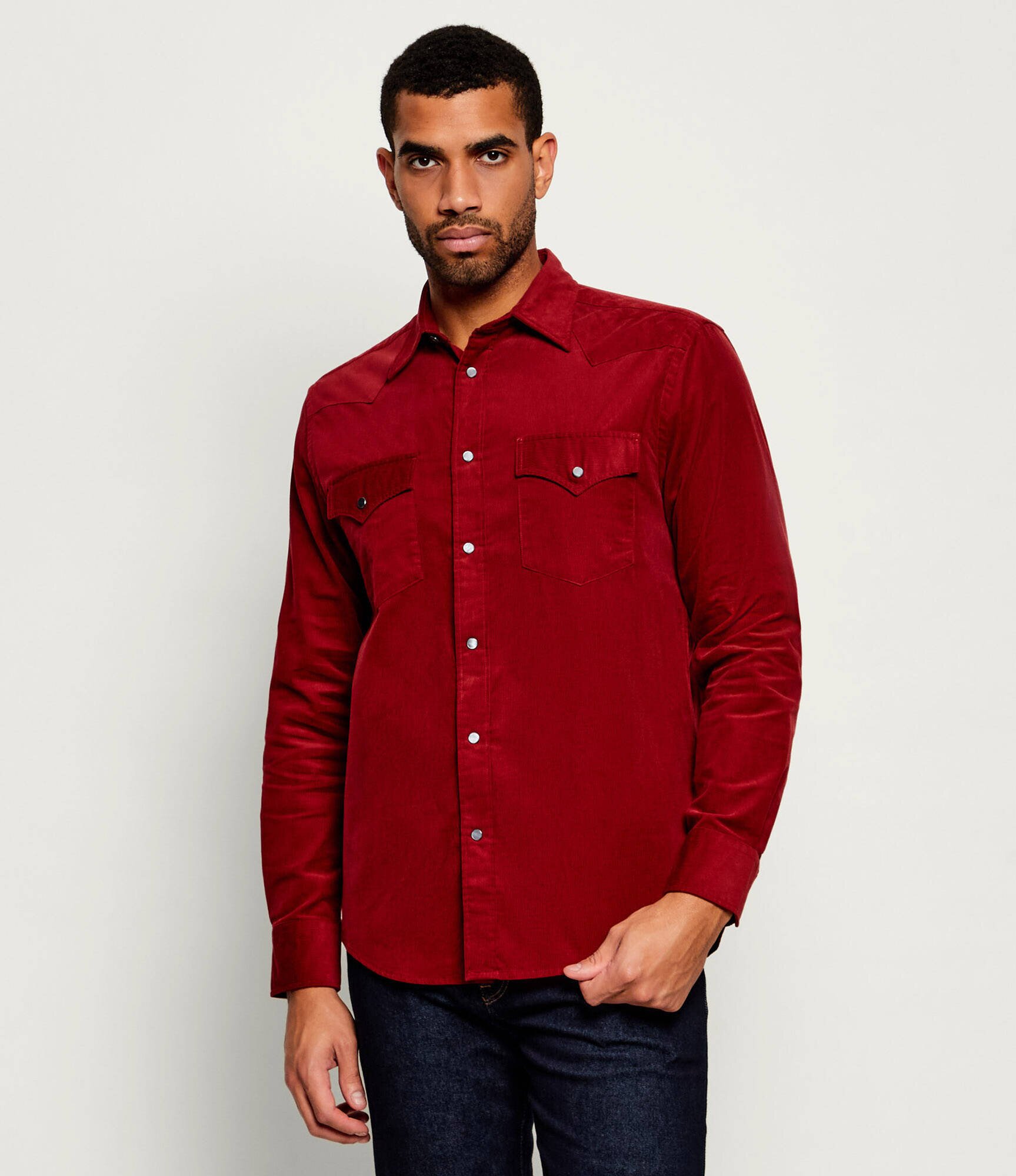 Tommy Hilfiger Cămașă | regular fit | catifea reiată