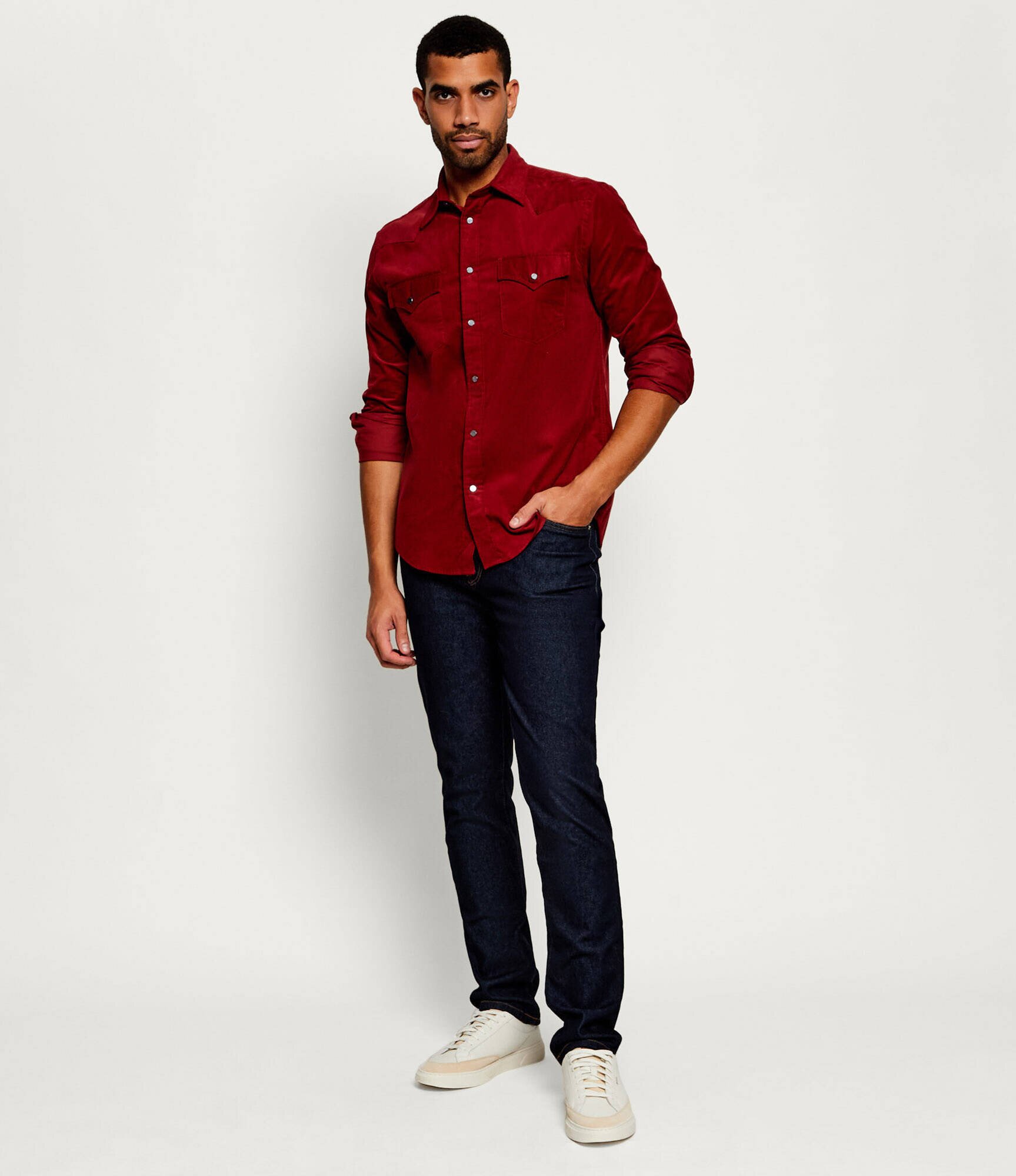Tommy Hilfiger Cămașă | regular fit | catifea reiată