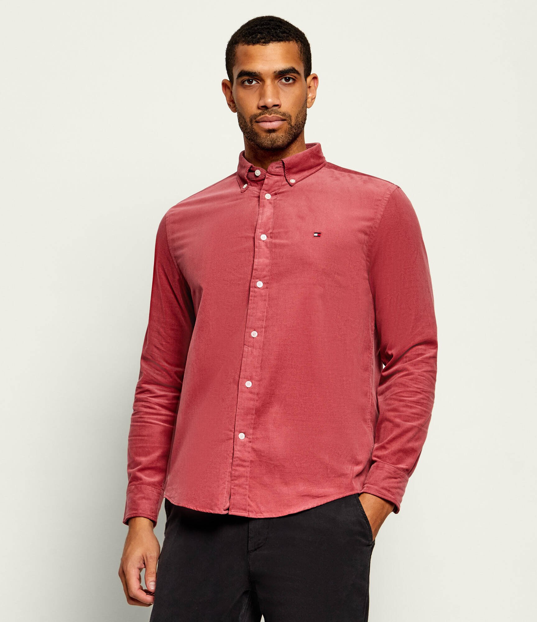 Tommy Hilfiger Cămașă | regular fit | catifea reiată