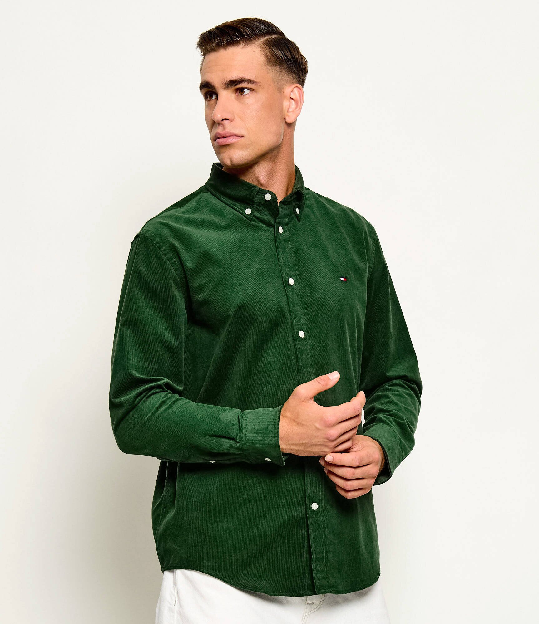 Tommy Hilfiger Cămașă | regular fit | catifea reiată