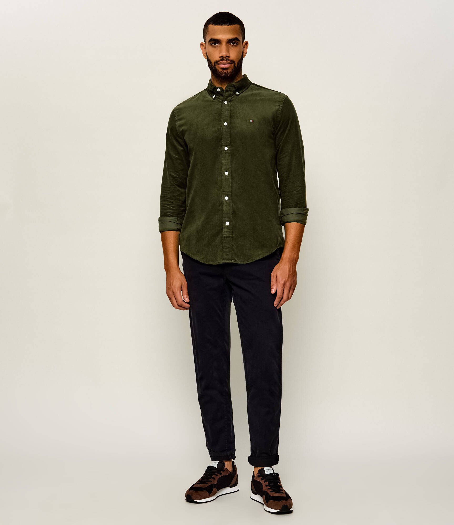 Tommy Hilfiger Cămașă | regular fit | catifea reiată