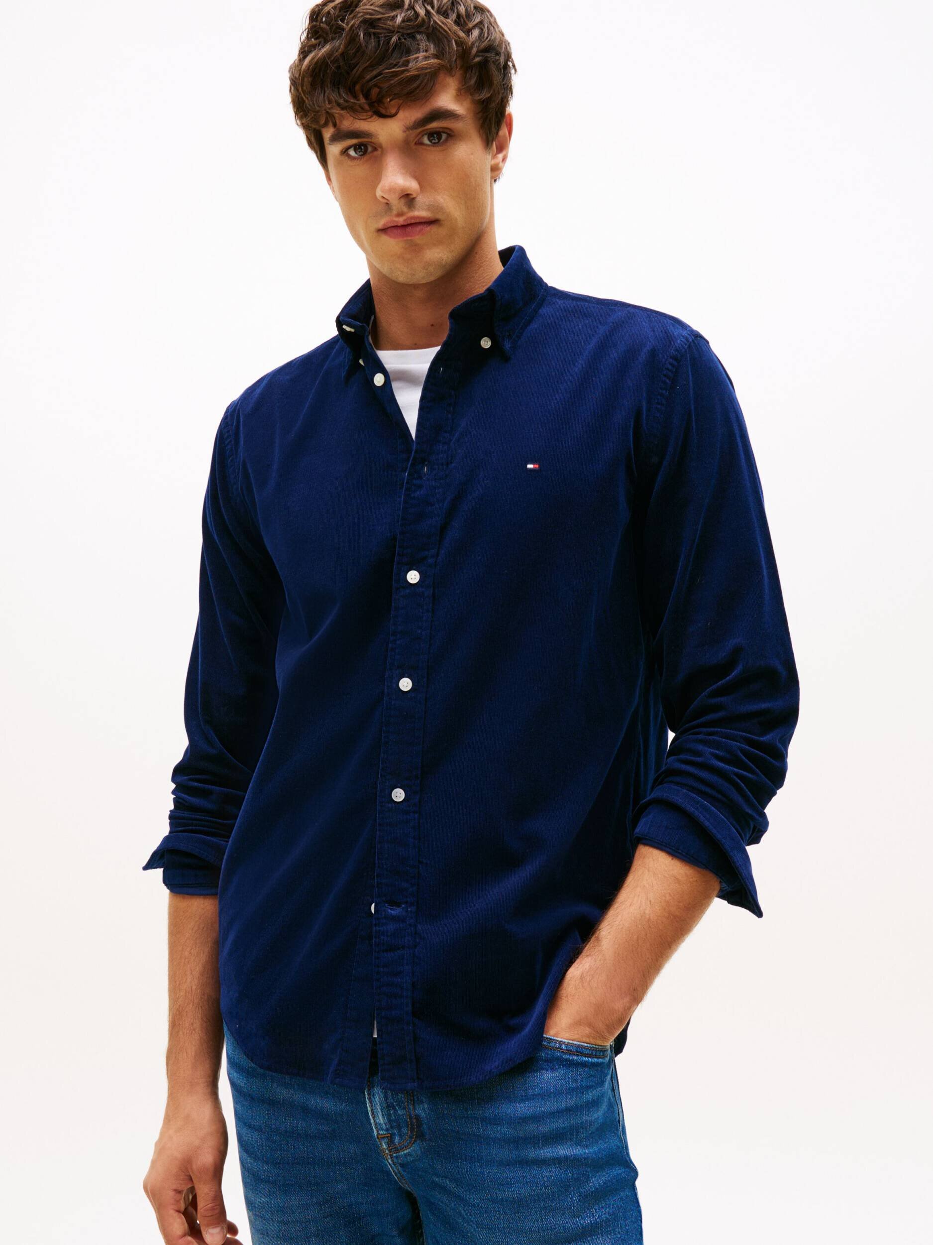 Tommy Hilfiger Cămașă | regular fit | catifea reiată