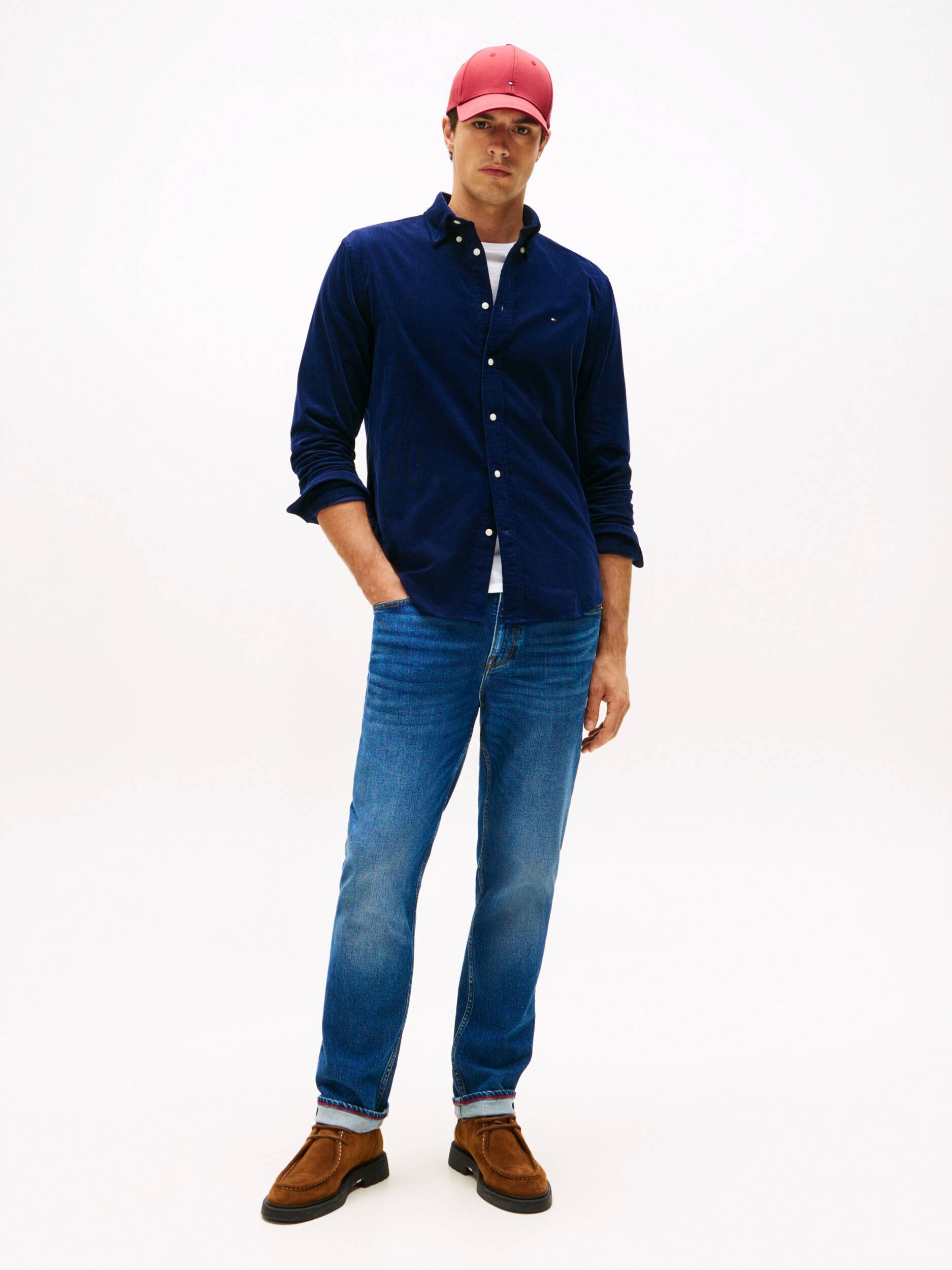 Tommy Hilfiger Cămașă | regular fit | catifea reiată