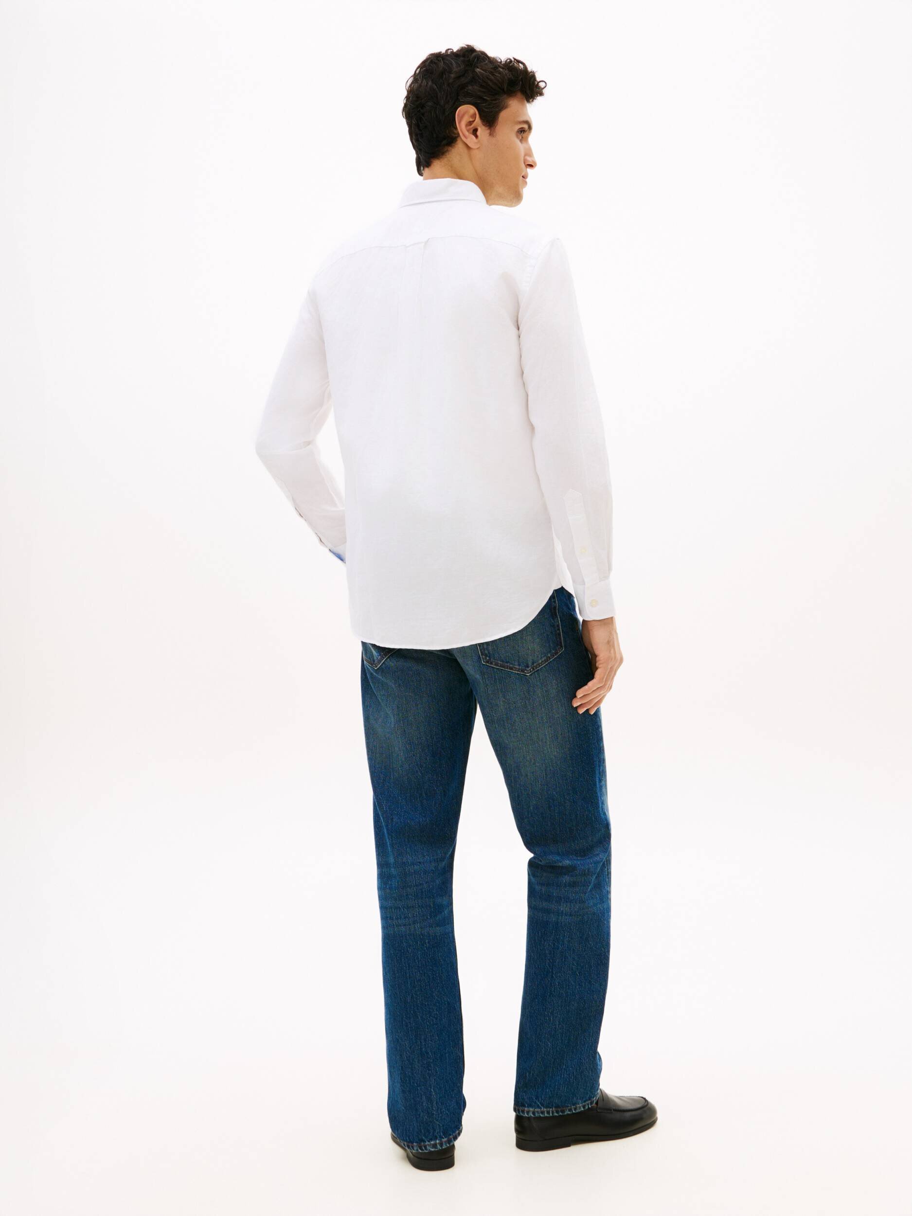 Tommy Hilfiger Cămașă | regular fit | cu adaos de in