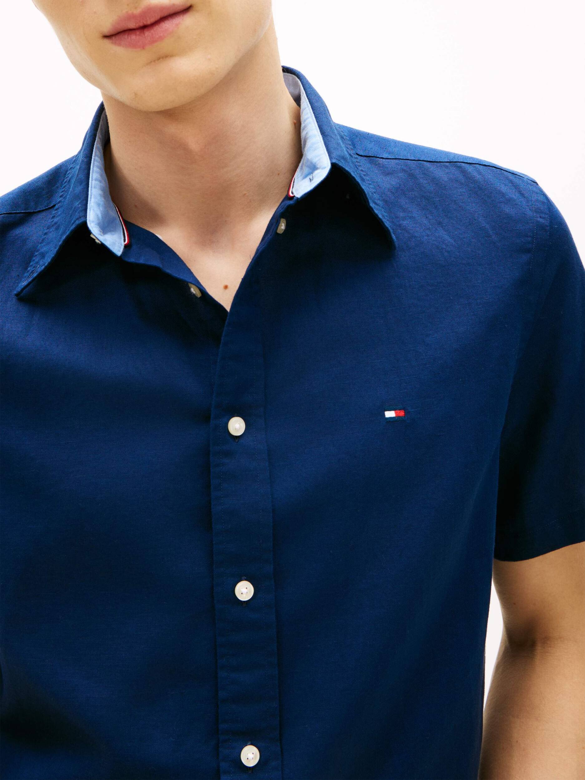 Tommy Hilfiger Koszula | Regular Fit | z dodatkiem lnu
