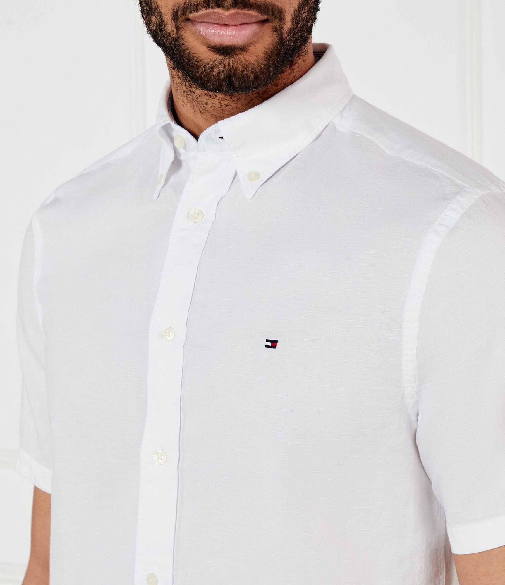 Tommy Hilfiger Cămașă | Regular Fit | cu adaos de in