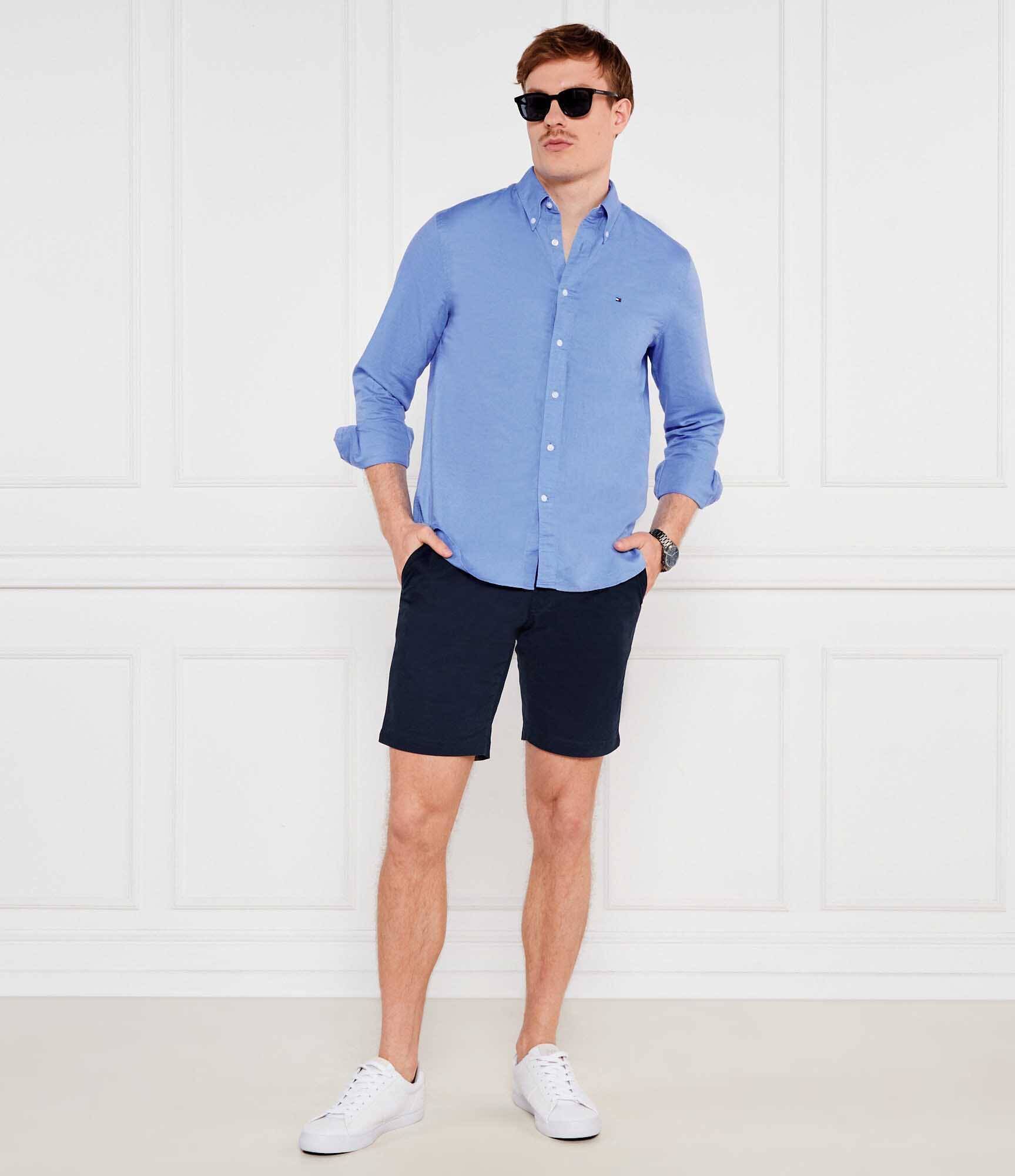 Tommy Hilfiger Cămașă | Regular Fit | cu adaos de in
