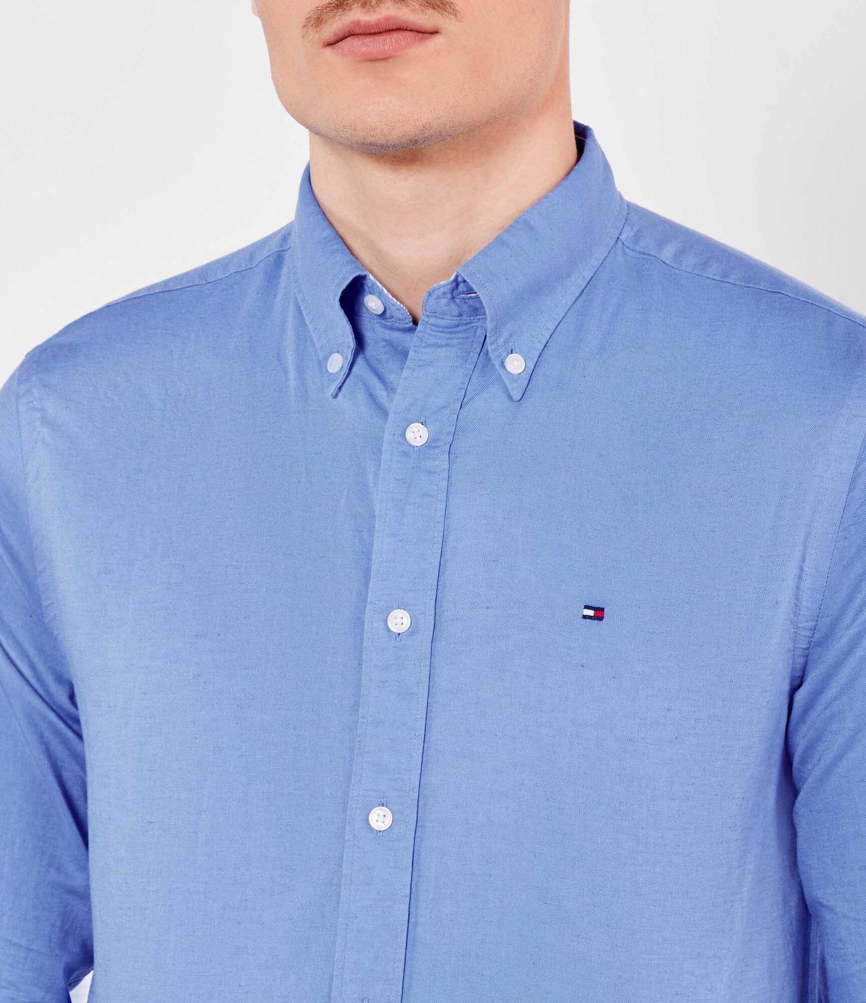 Tommy Hilfiger Cămașă | Regular Fit | cu adaos de in