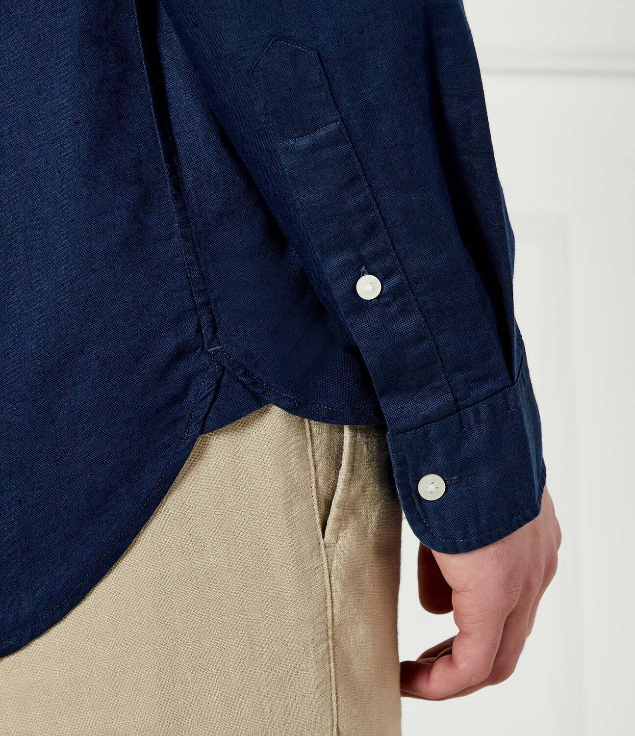 Tommy Hilfiger Cămașă | Regular Fit | cu adaos de in