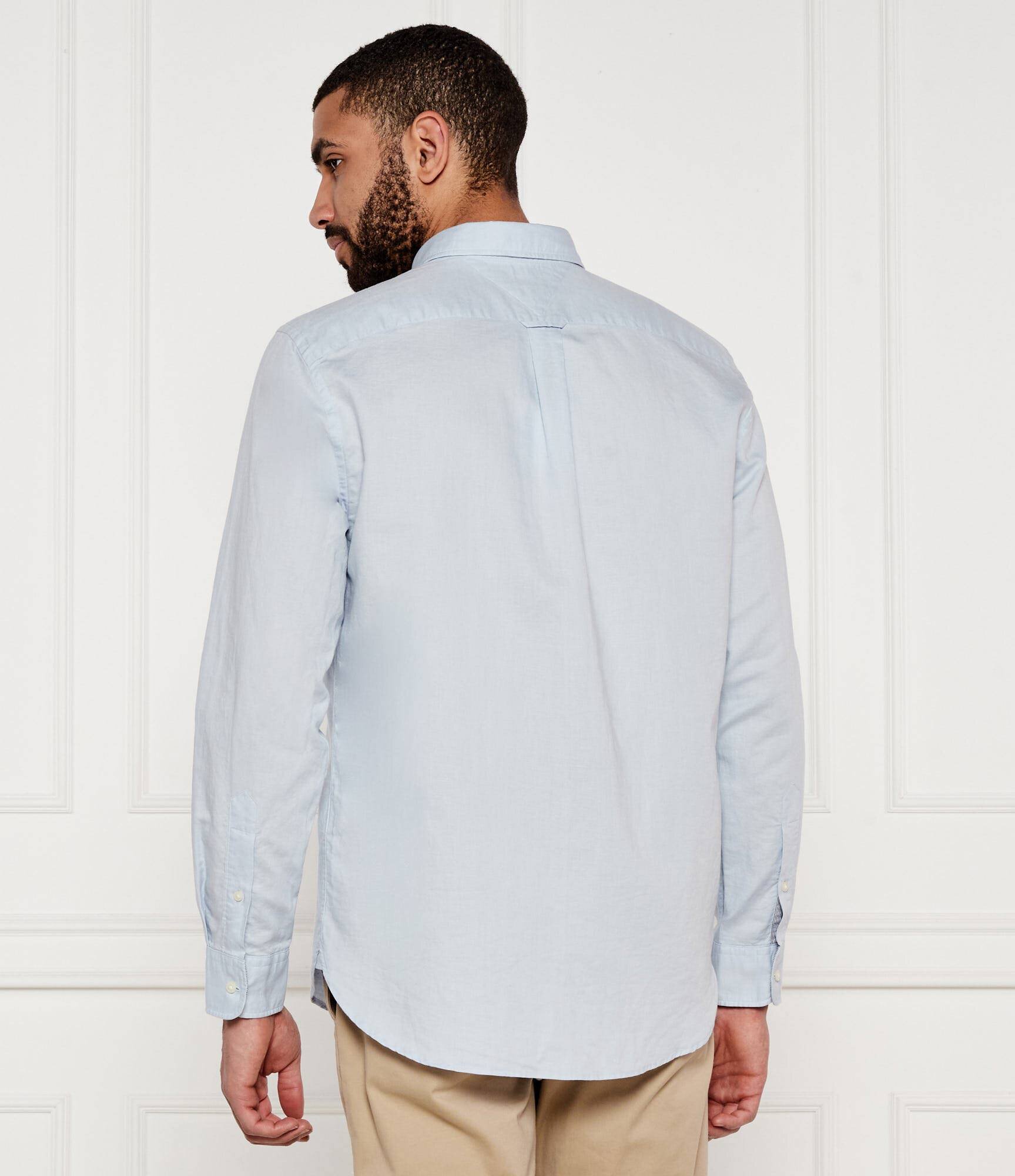 Tommy Hilfiger Cămașă | Regular Fit | cu adaos de in