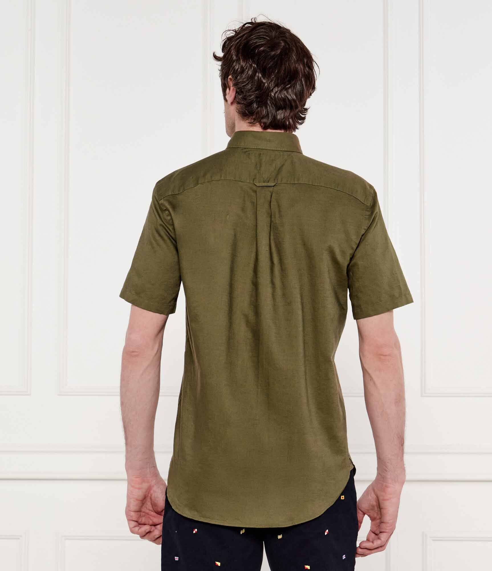 Tommy Hilfiger Cămașă | Regular Fit | cu adaos de in