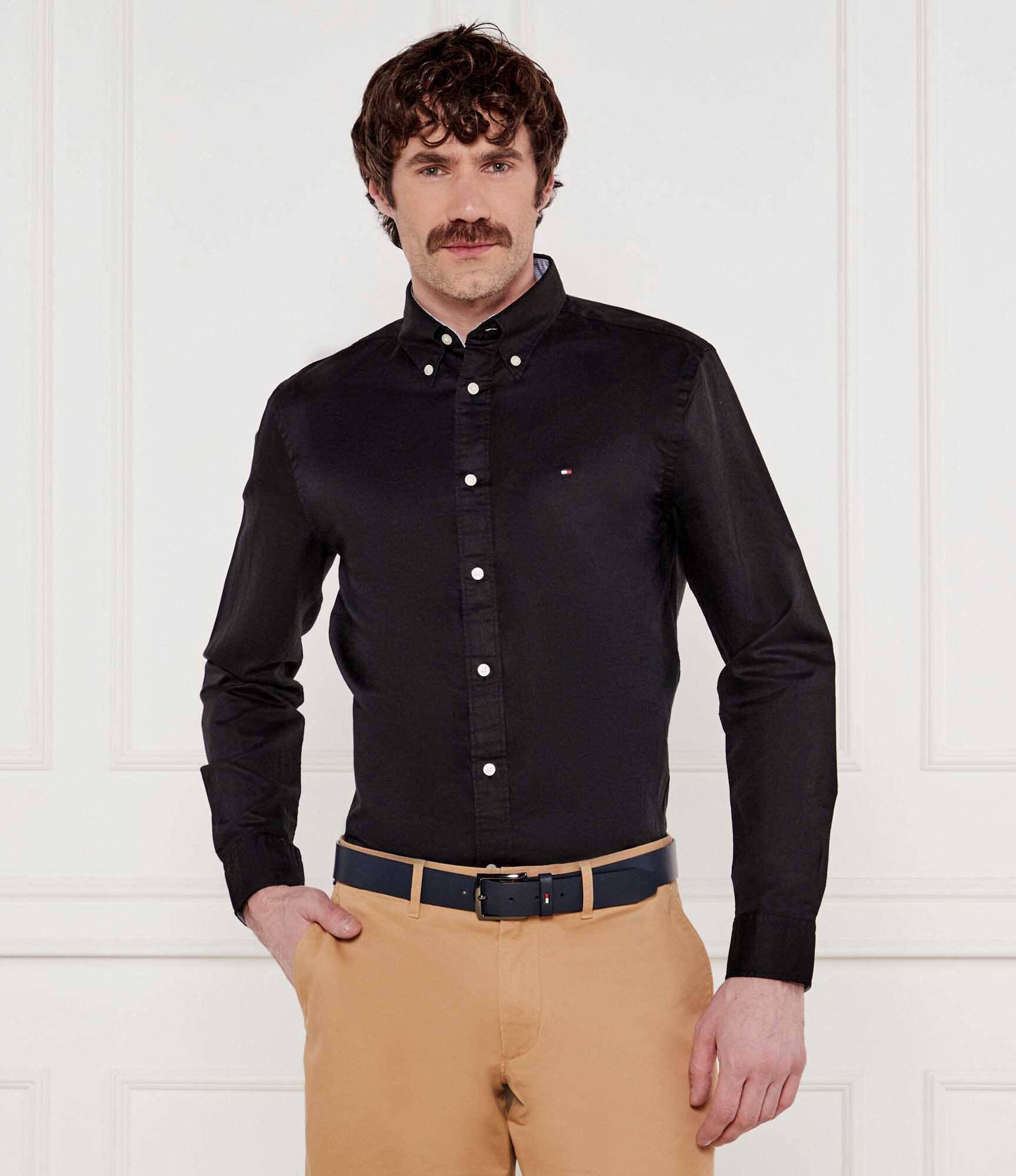 Tommy Hilfiger Cămașă | Regular Fit | cu adaos de in