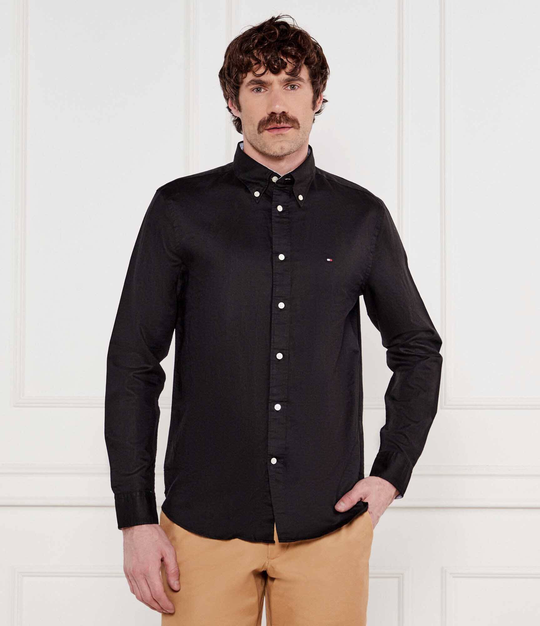 Tommy Hilfiger Cămașă | Regular Fit | cu adaos de in