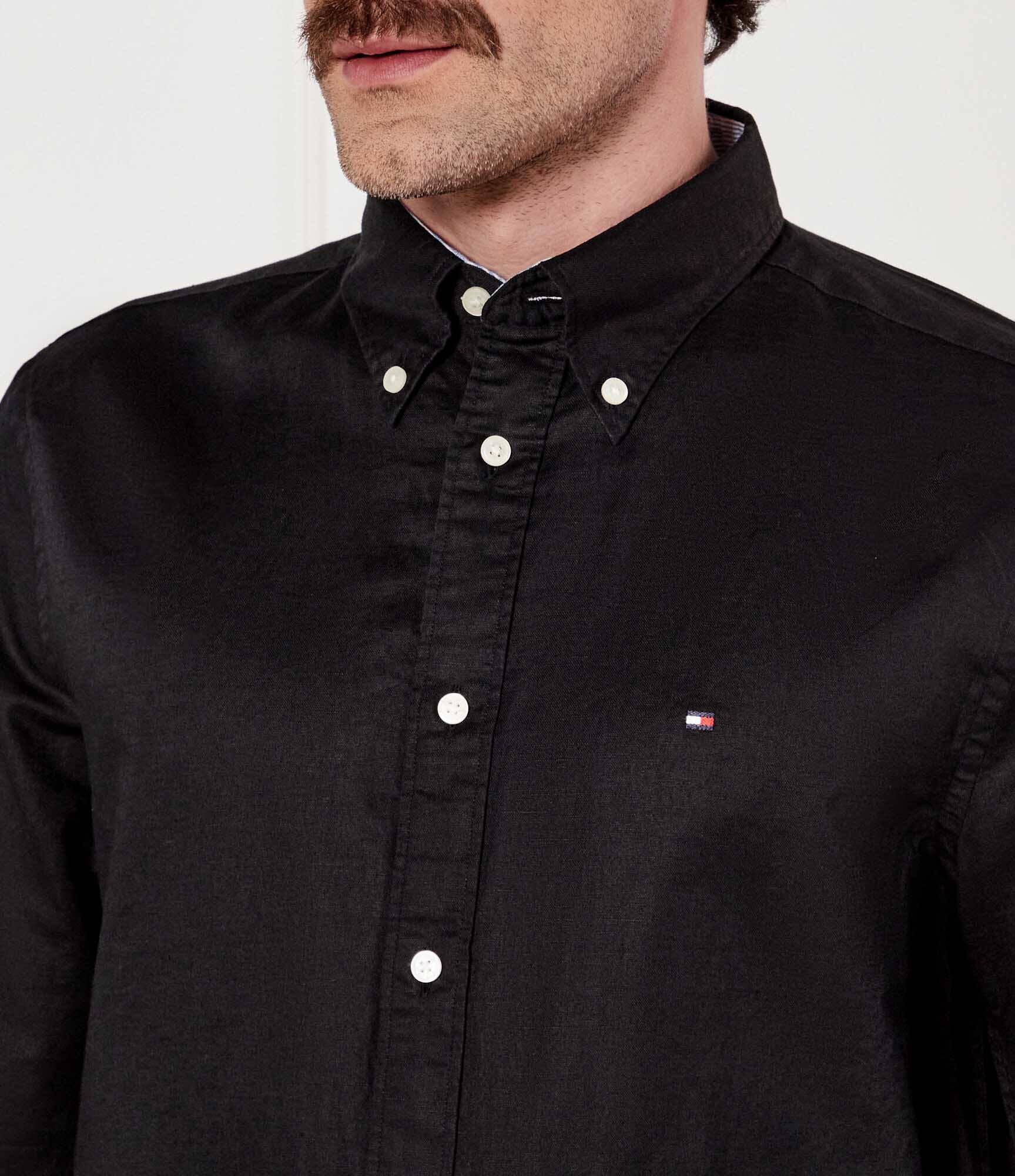 Tommy Hilfiger Cămașă | Regular Fit | cu adaos de in