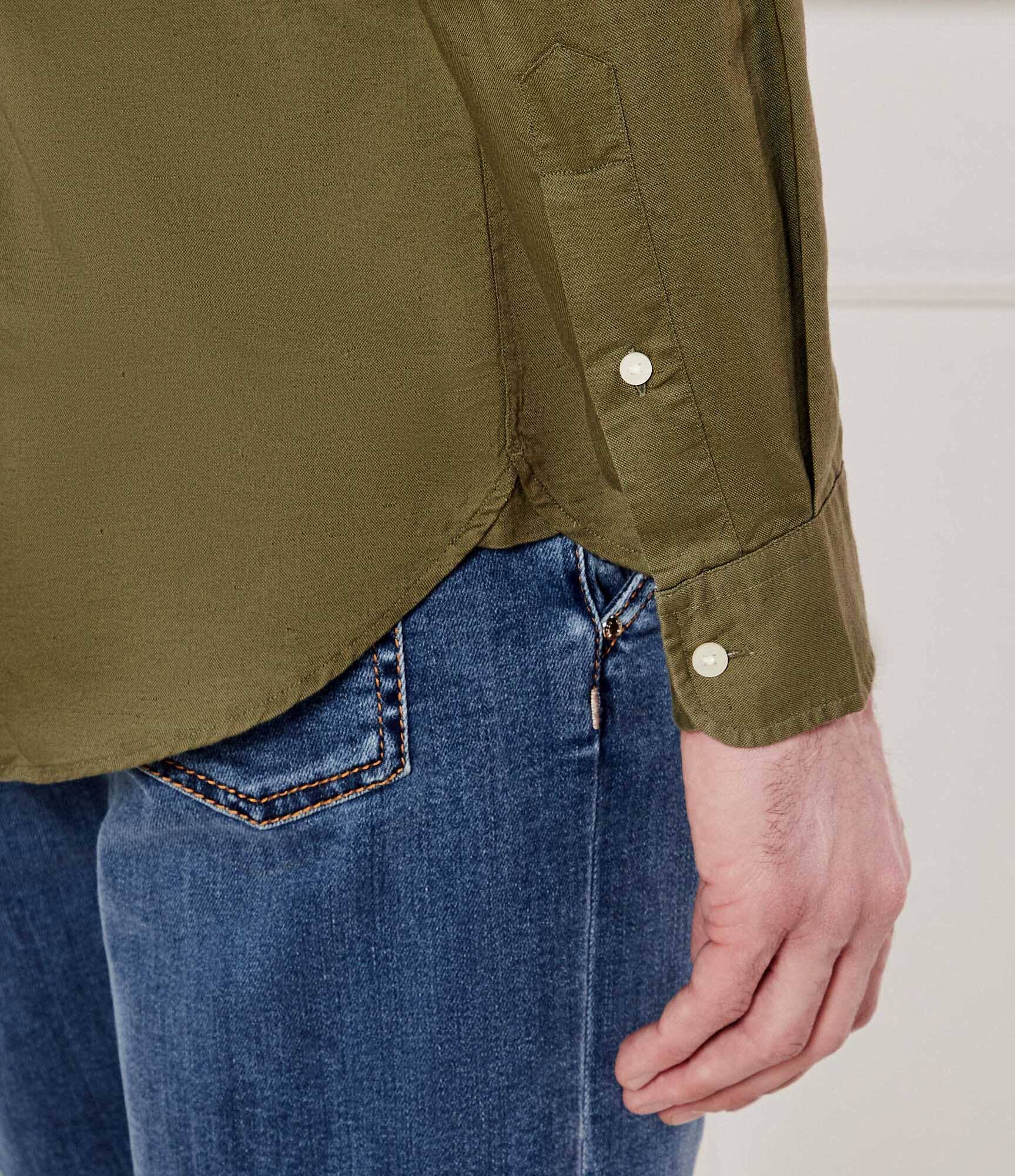 Tommy Hilfiger Cămașă | Regular Fit | cu adaos de in