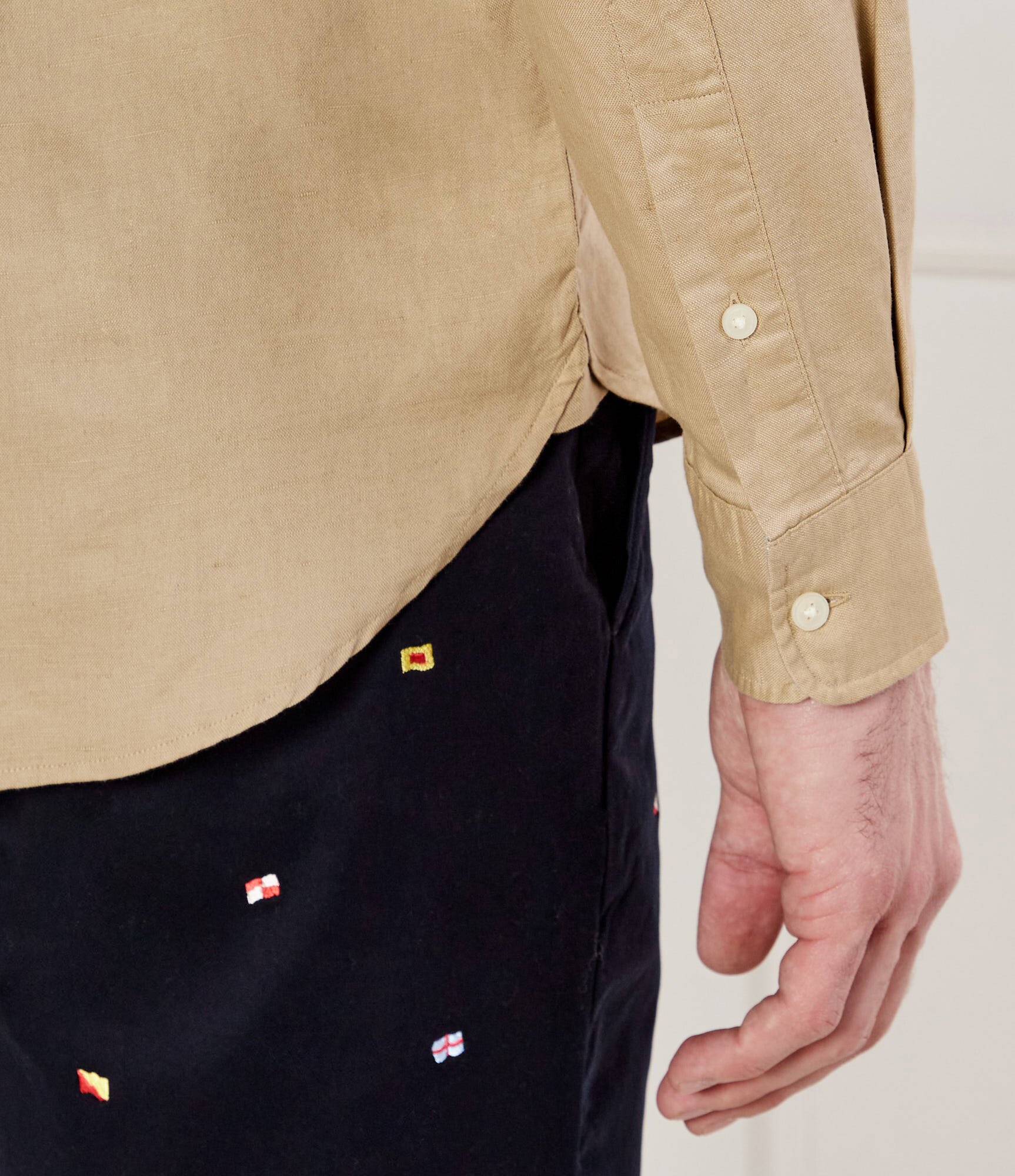 Tommy Hilfiger Cămașă | Regular Fit | cu adaos de in